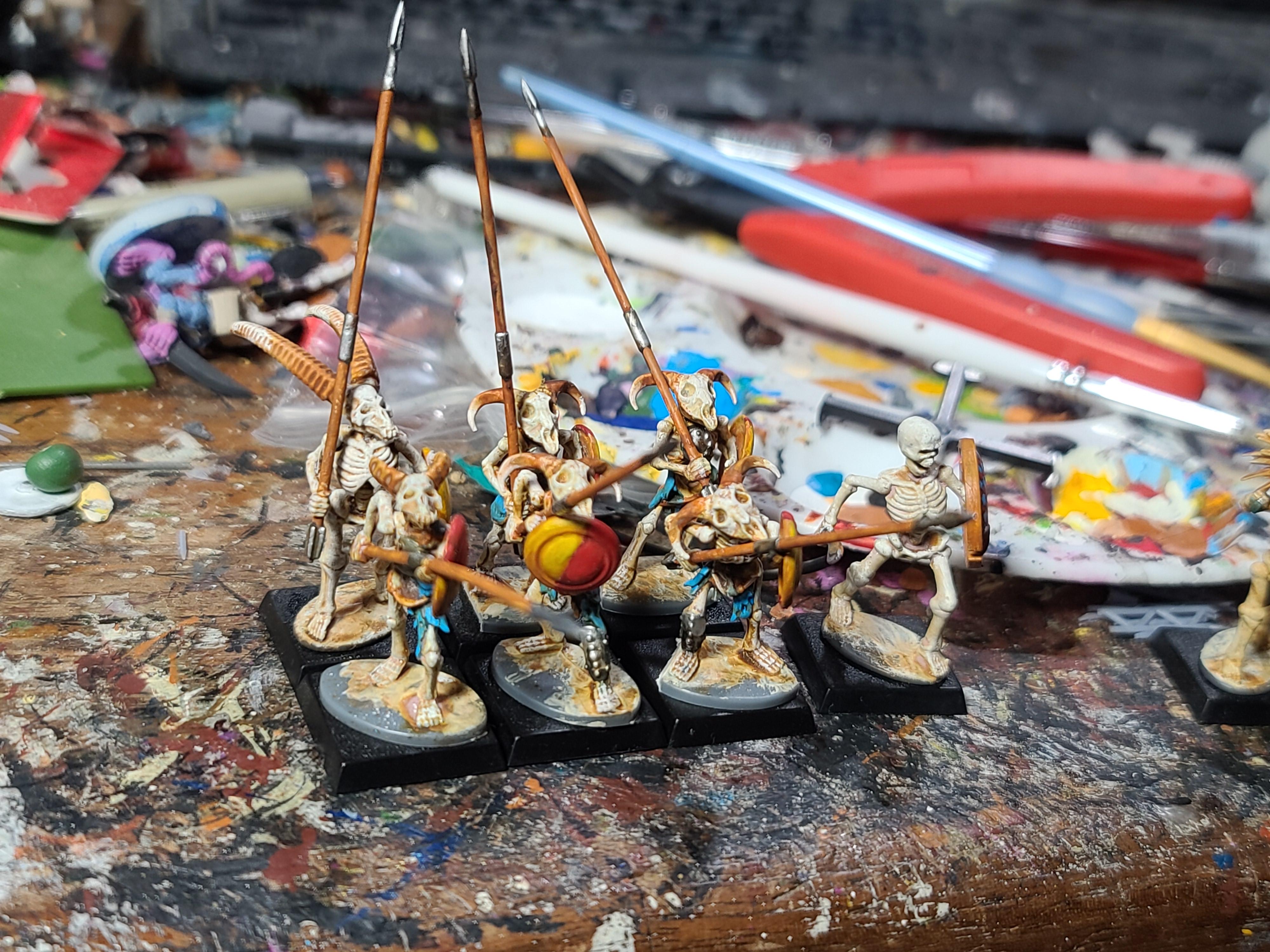 Beastmen, Kitbash, Oathmark, Pike, Skeletons, Wargames Atlantic, Warhammer Fantasy