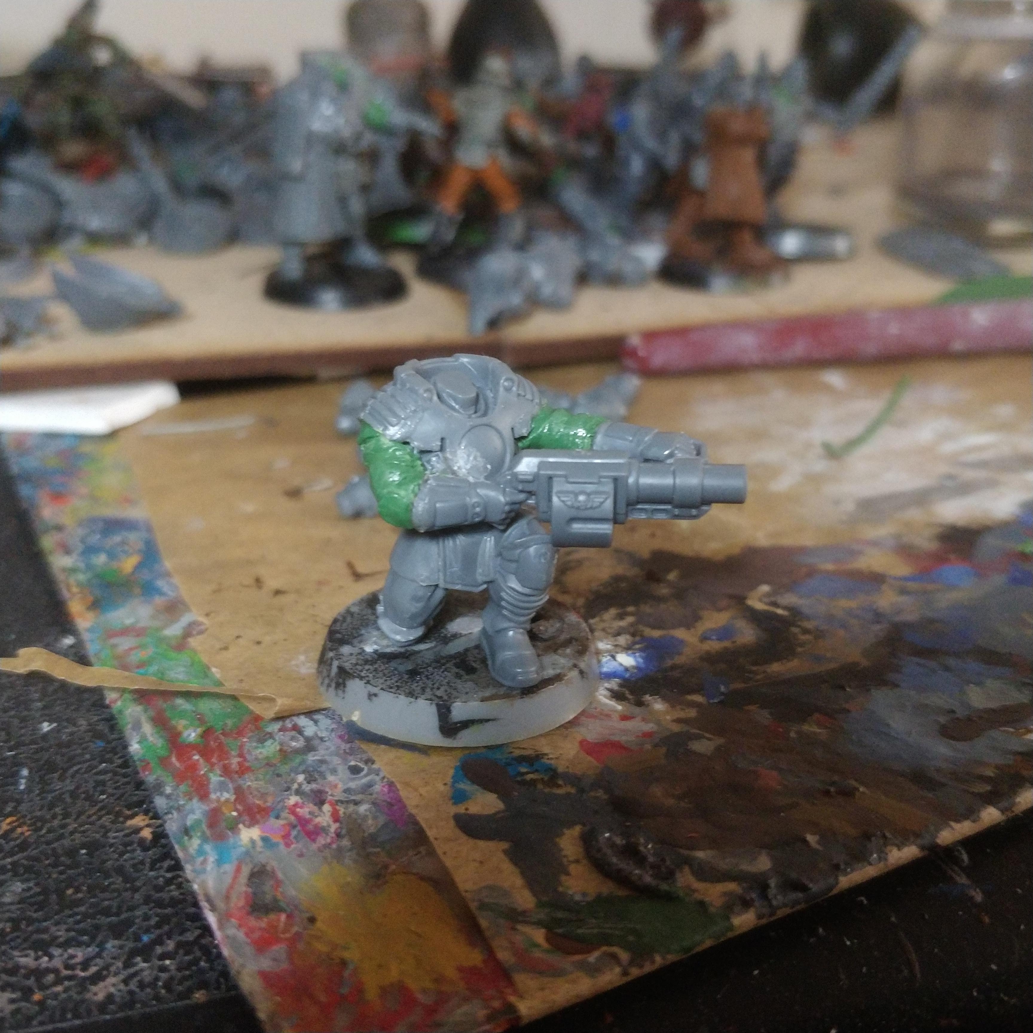 Enforcer, Grenade Launcher, N17, Necromunda, Palanite
