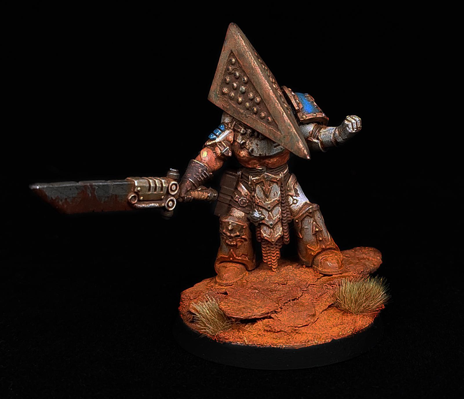 Chaos Space Marines, Conversion, Horus Heresy, Master Of Executions, Pyramid Head, Space Marines, World Eaters