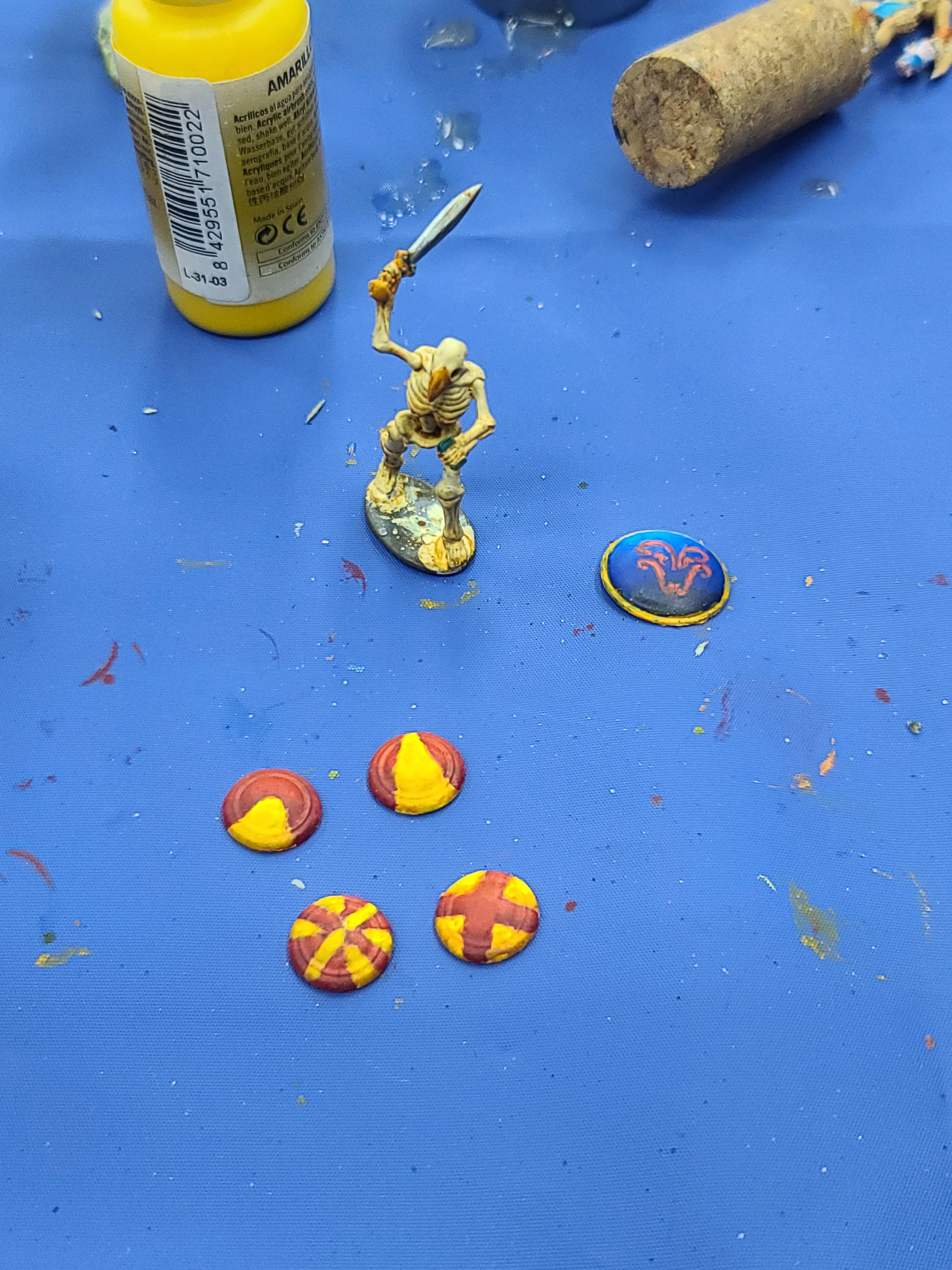 Freehand, Shield, Skeletons, Sword, Wargames Atlantic, Warhammer Fantasy
