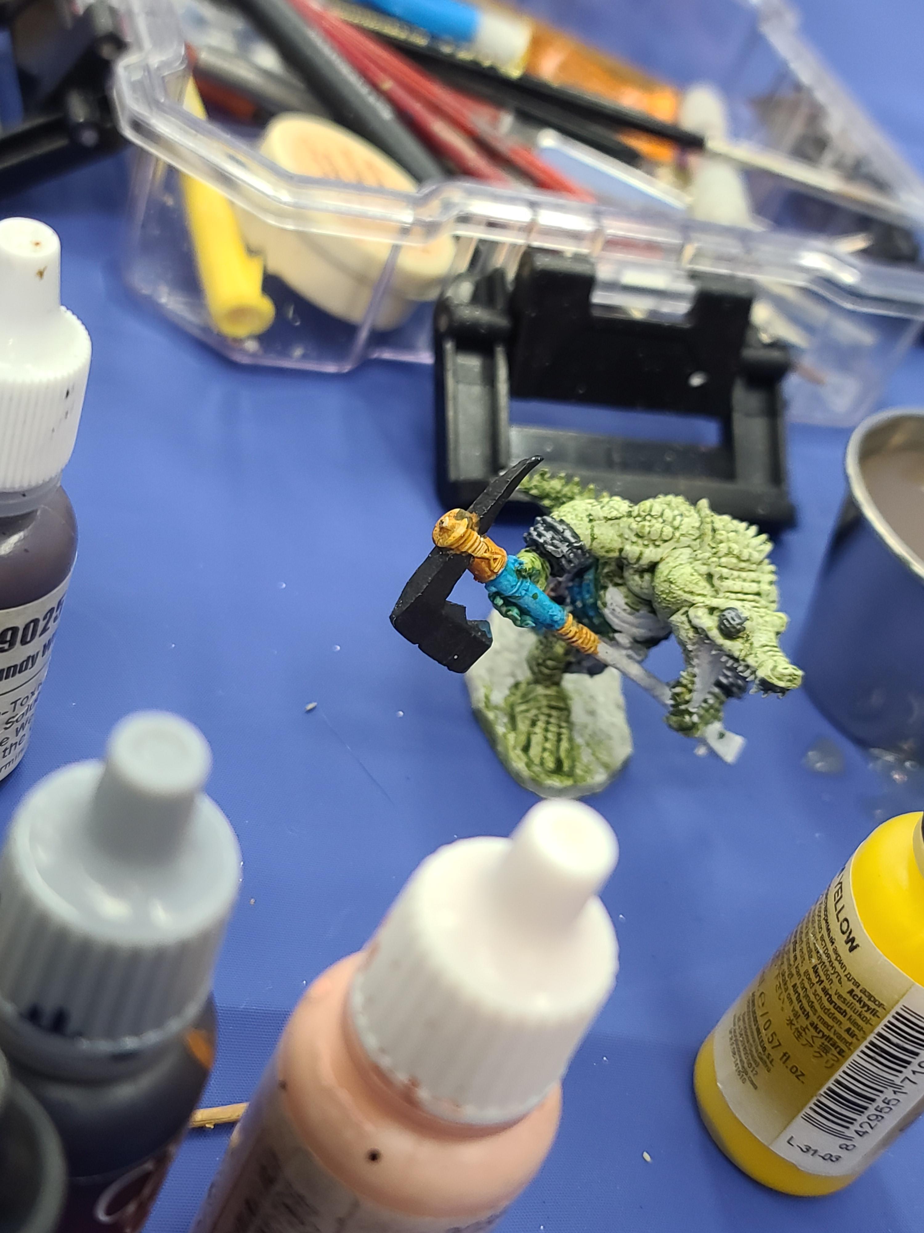 Axe, Bones, Crocodile, Of Aegyptus, Reaper Miniatures, Wargods
