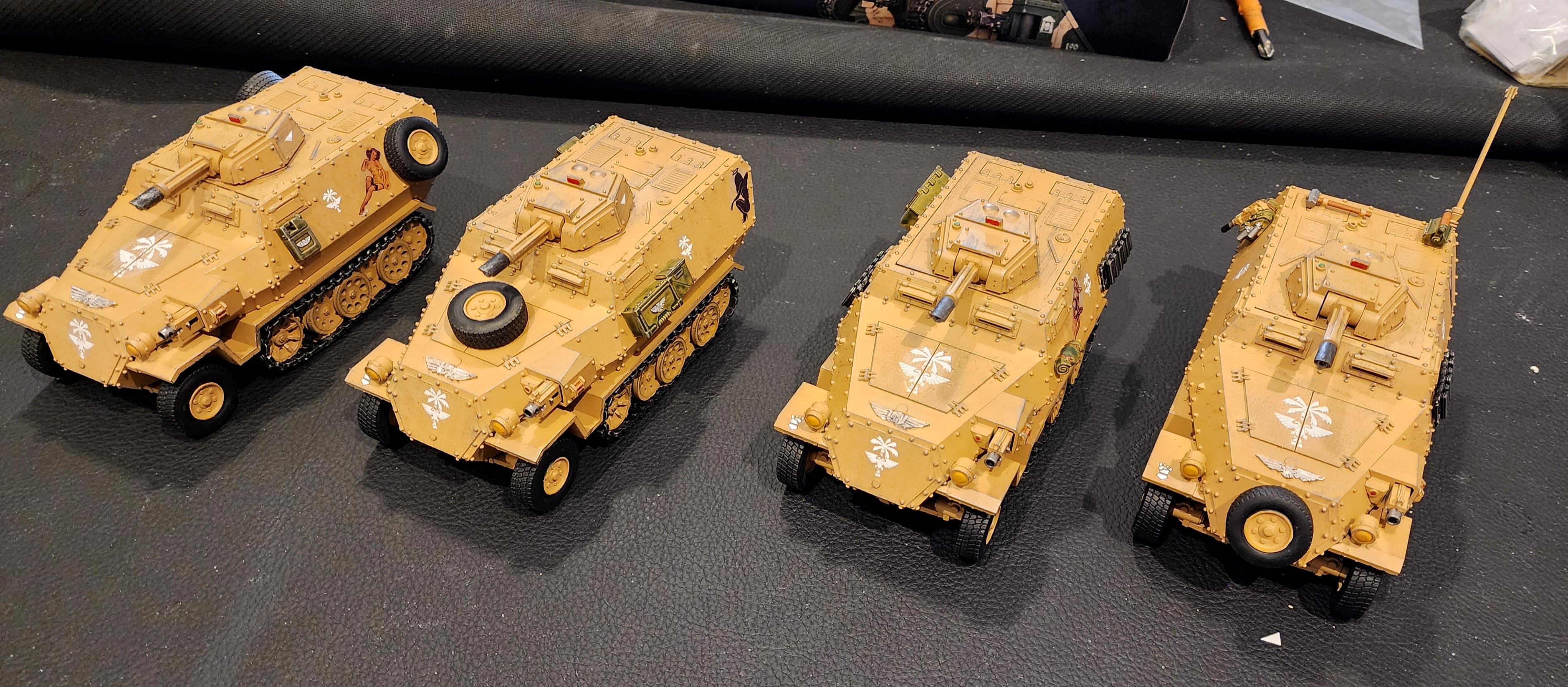 Afrika Korps, Chimera, Dak, Halftracks, Imperial Guard, Proxy, Warhammer 40,000