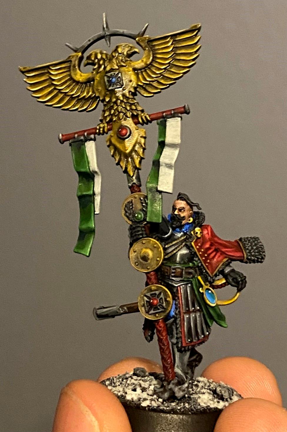 Command Squad, Conversion, Imperial Guard, Standard, Vostroyan
