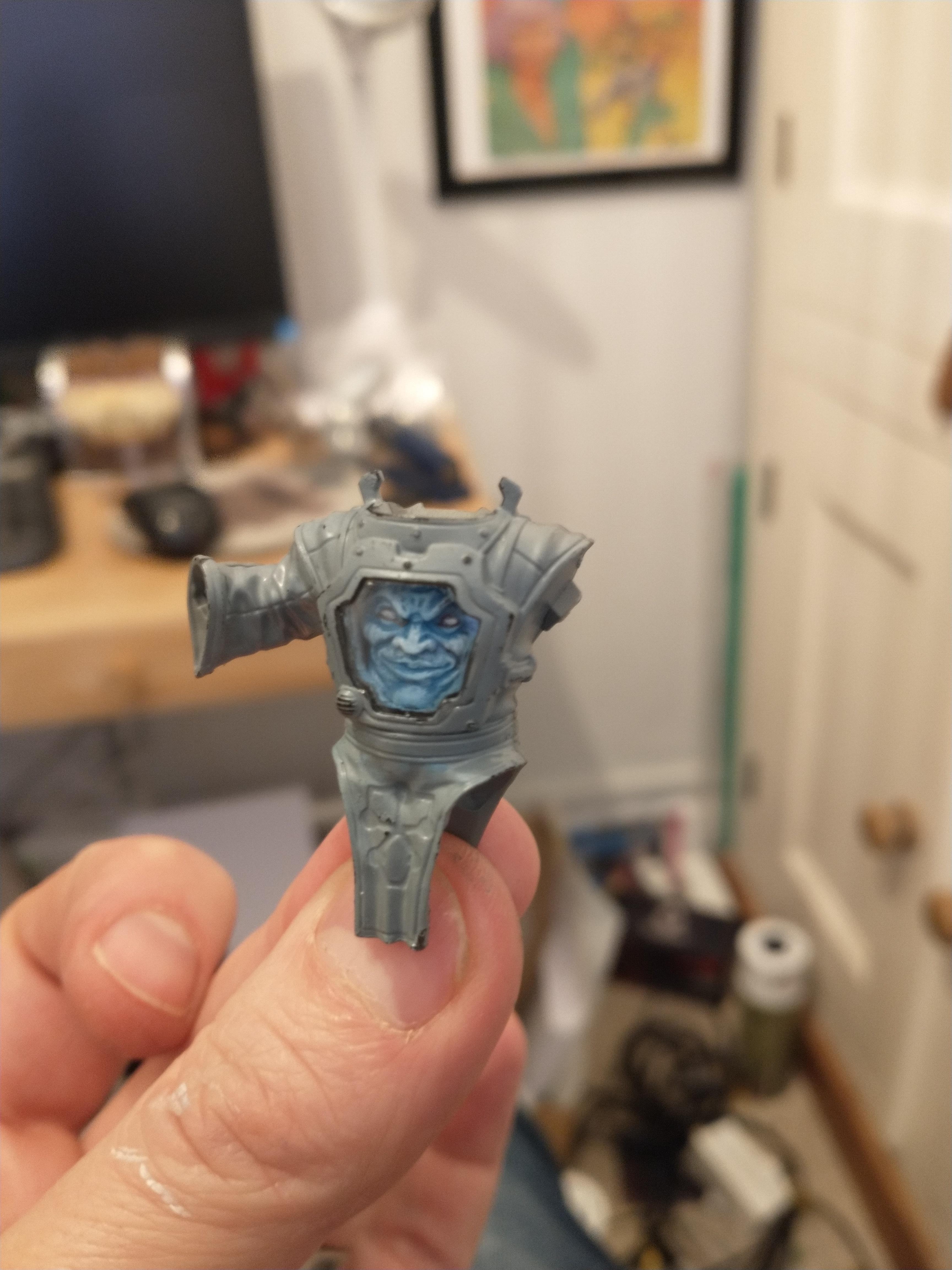 Hydra, Marvel, Arnim Zola face wip