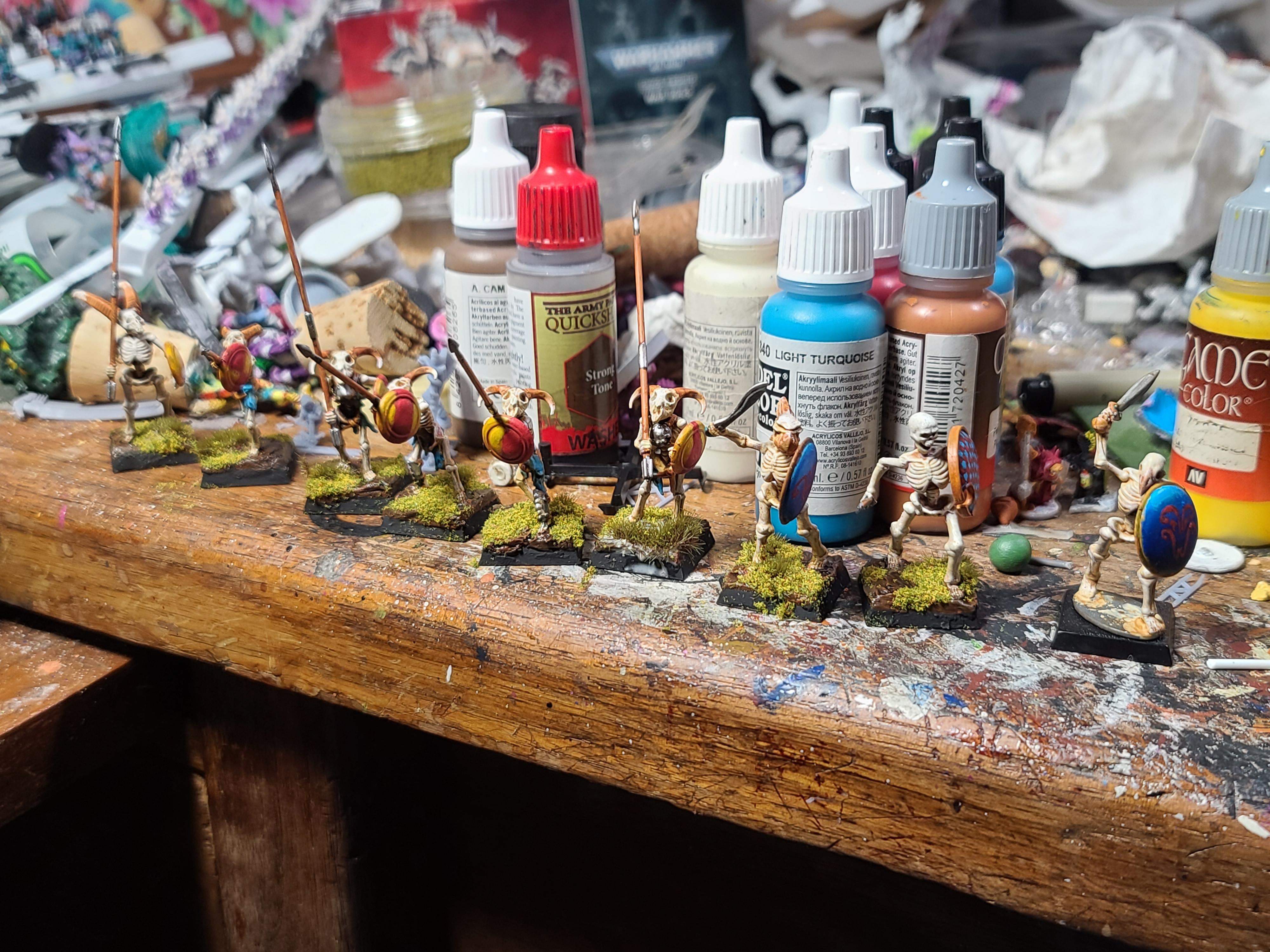 Oathmark, Pikemen, Skeletons, Spear, Wargames Atlantic, Warhammer Fantasy