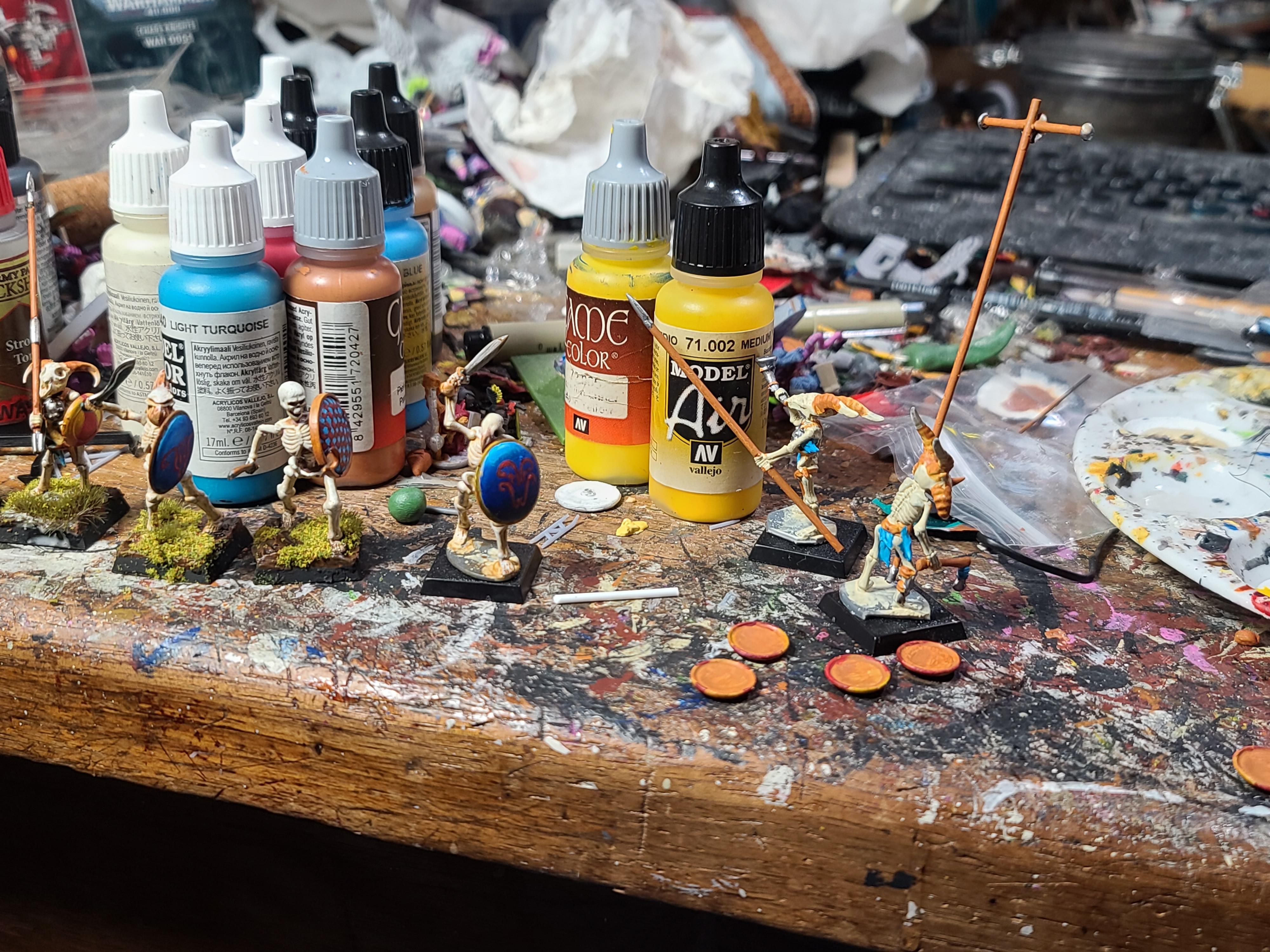 Command Group, Oathmark, Skeletons, Wargames Atlantic, Warhammer Fantasy