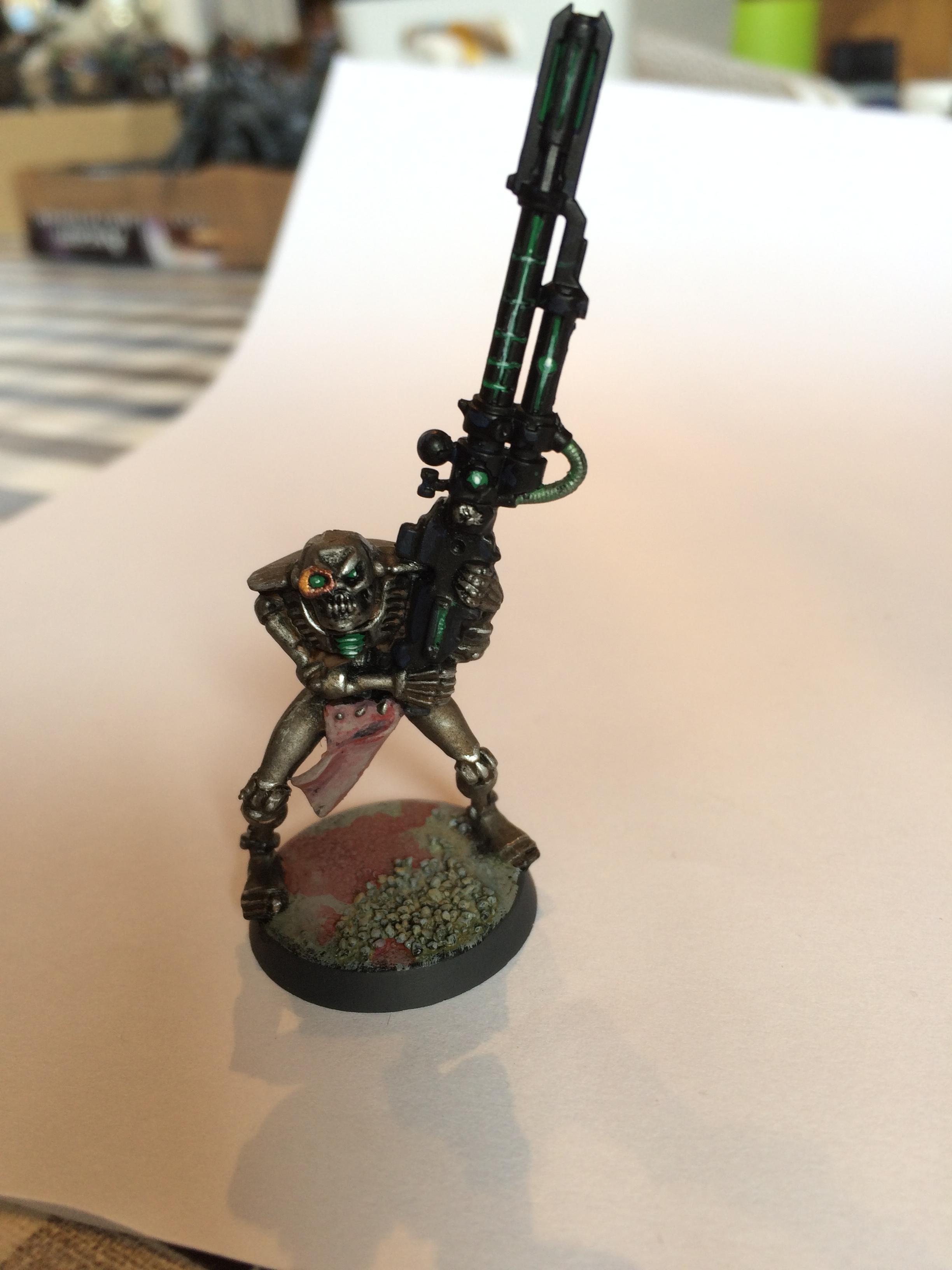 Conversion, Gaukler, Lord, Metallic, Necrons, Scratch Build, Skeletons, Undead, Warriors