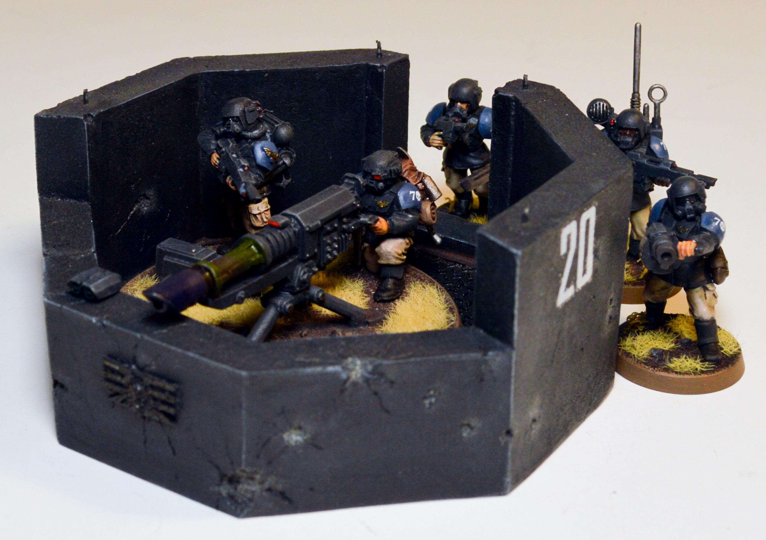 Astra Militarum, Bunker, Cadians, Heavy, Imperial Guard, Strongpoint, Weapon