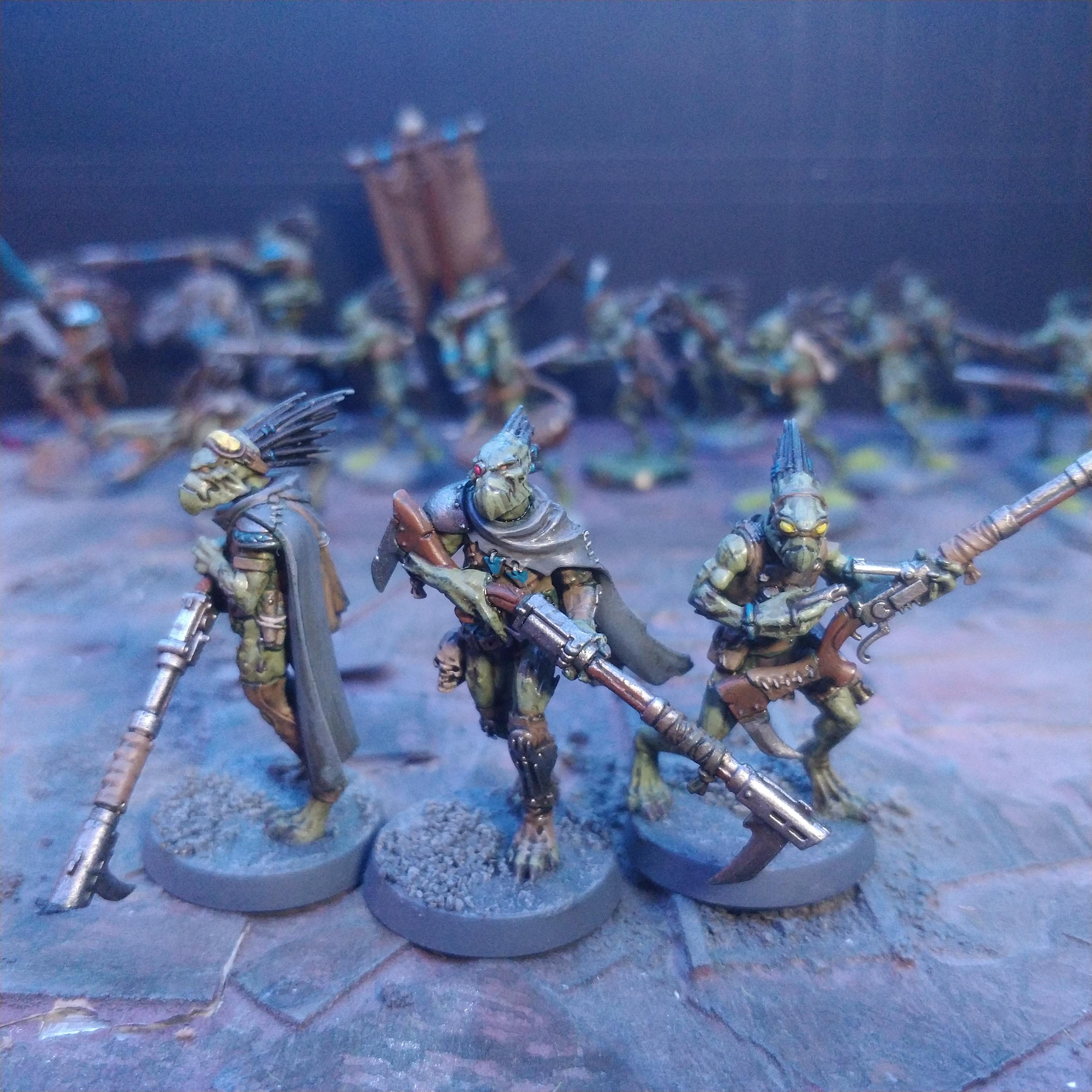 Auxiliaries, Carnivores, Kill Team, Kroot, Kroot Rifle, Mercenary, Tau