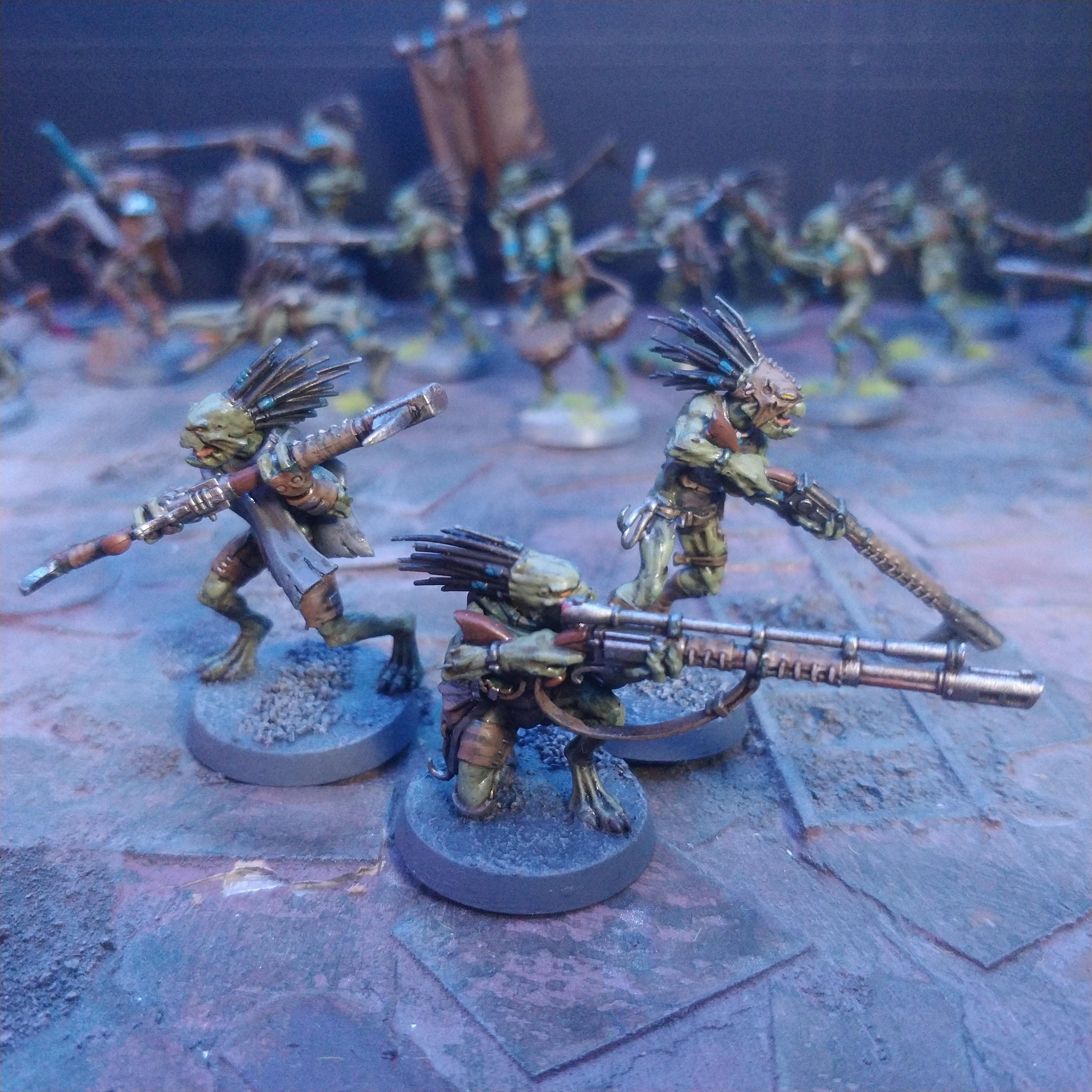 Auxiliaries, Carnivores, Kill Team, Kroot, Kroot Rifle, Mercenary, Tau