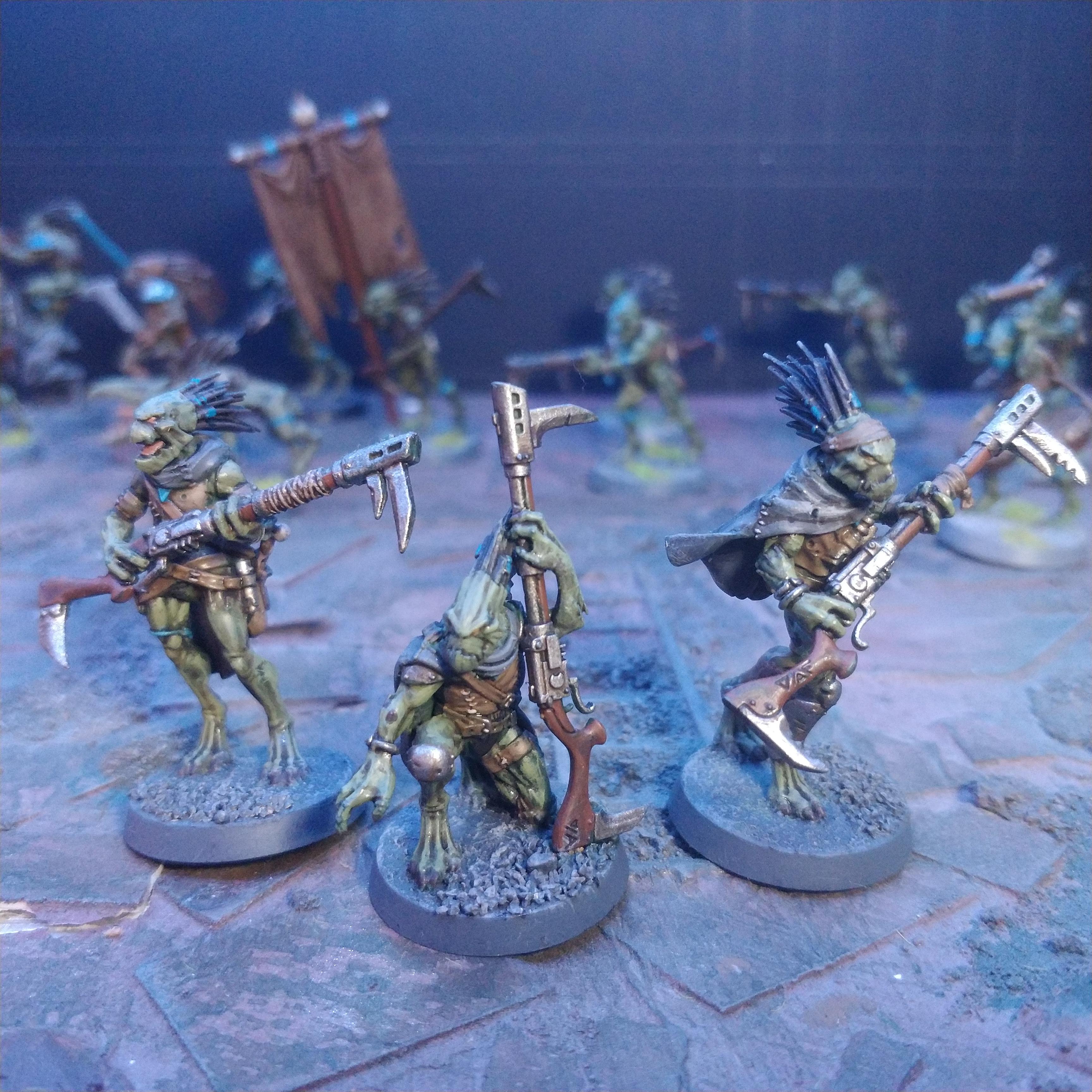 Auxiliaries, Carnivores, Kill Team, Kroot, Kroot Rifle, Mercenary, Tau