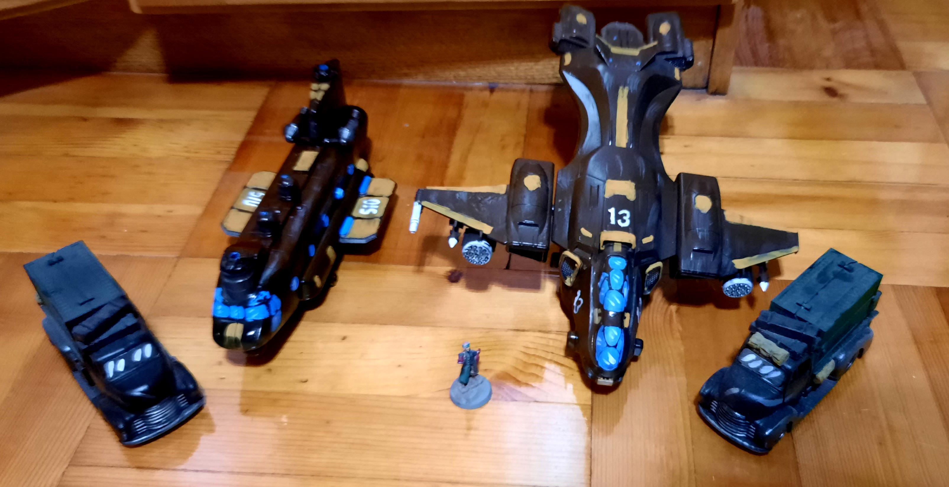 Chinook, Flyer, Halo, Pelican, Shuttle, Space Port