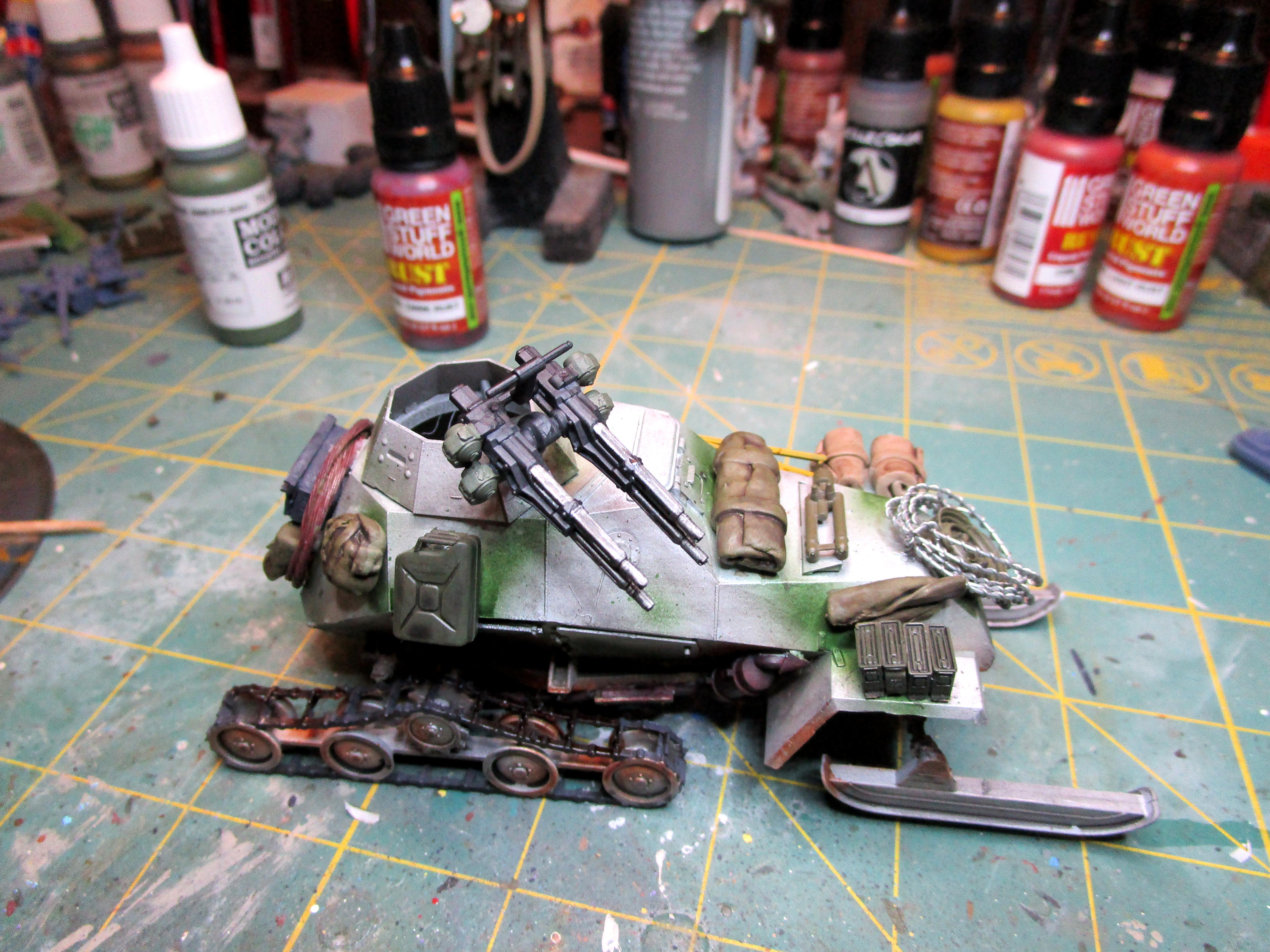 Ba-64, Camouflage, Snowcat, Snowmobile, Soviet, Winter