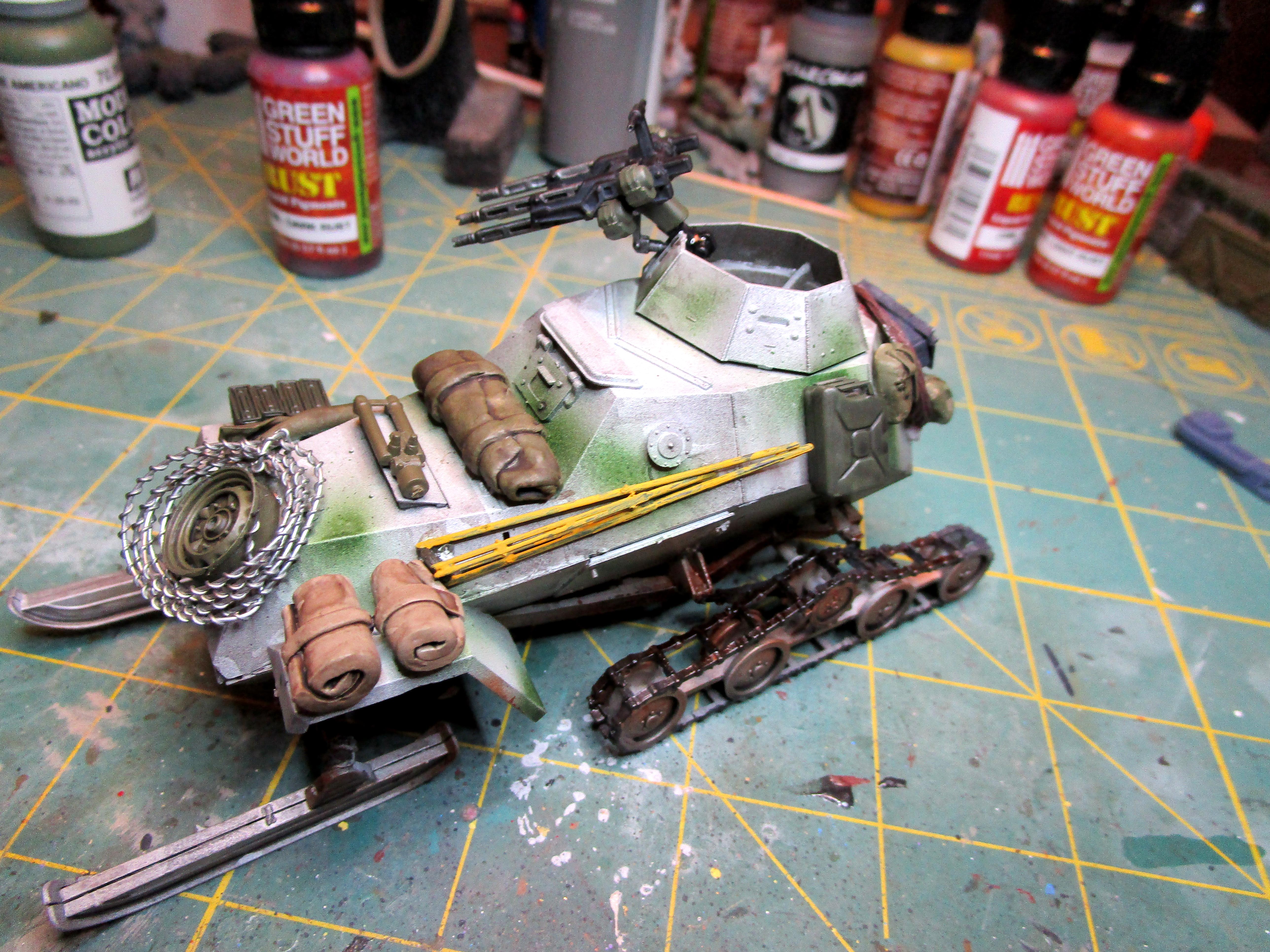 Ba-64, Camouflage, Snowcat, Winter