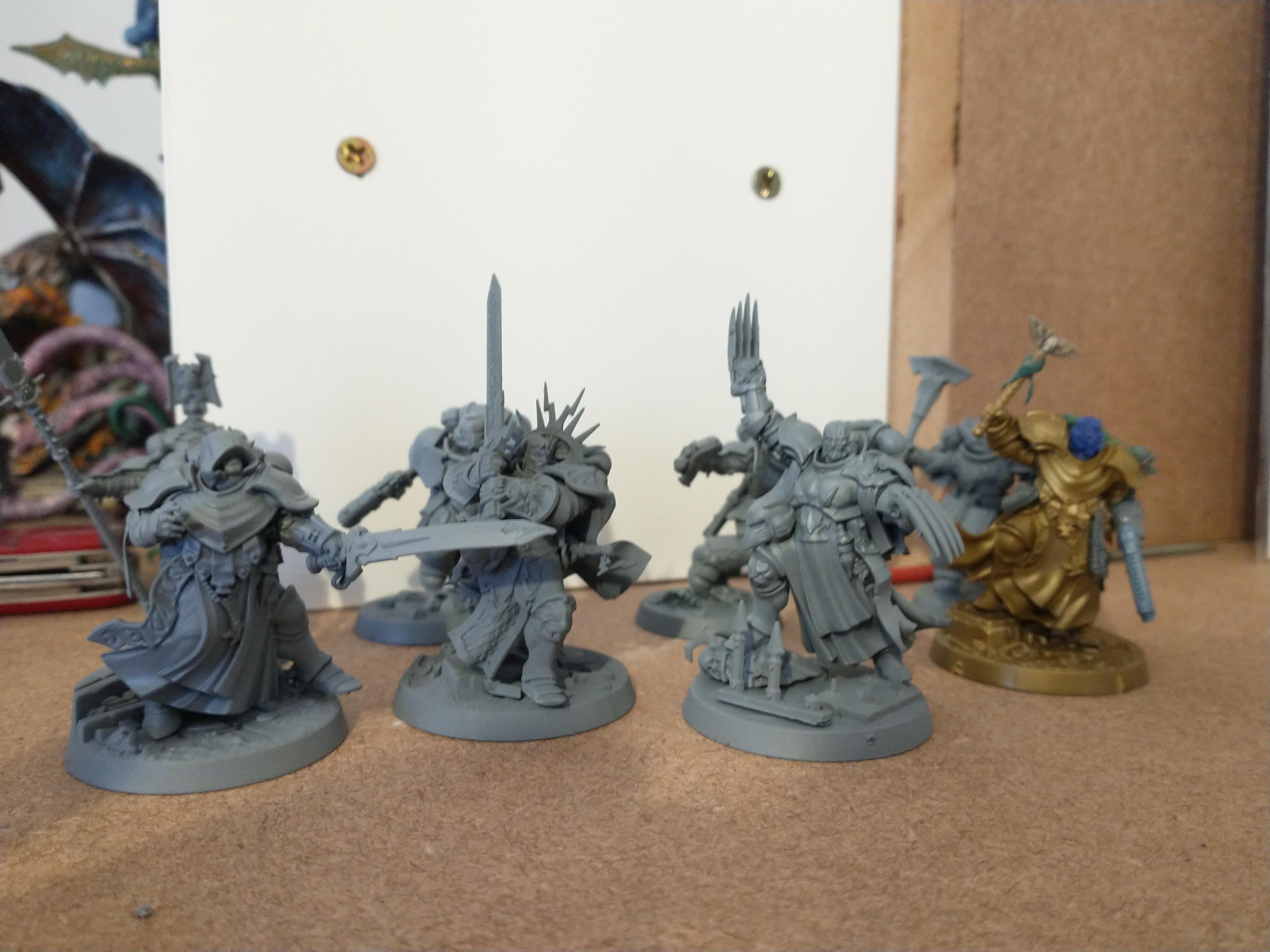 Age Of Sigmar, Dark Angels, Kitbash, Primaris, Sigmarines, Space Marines