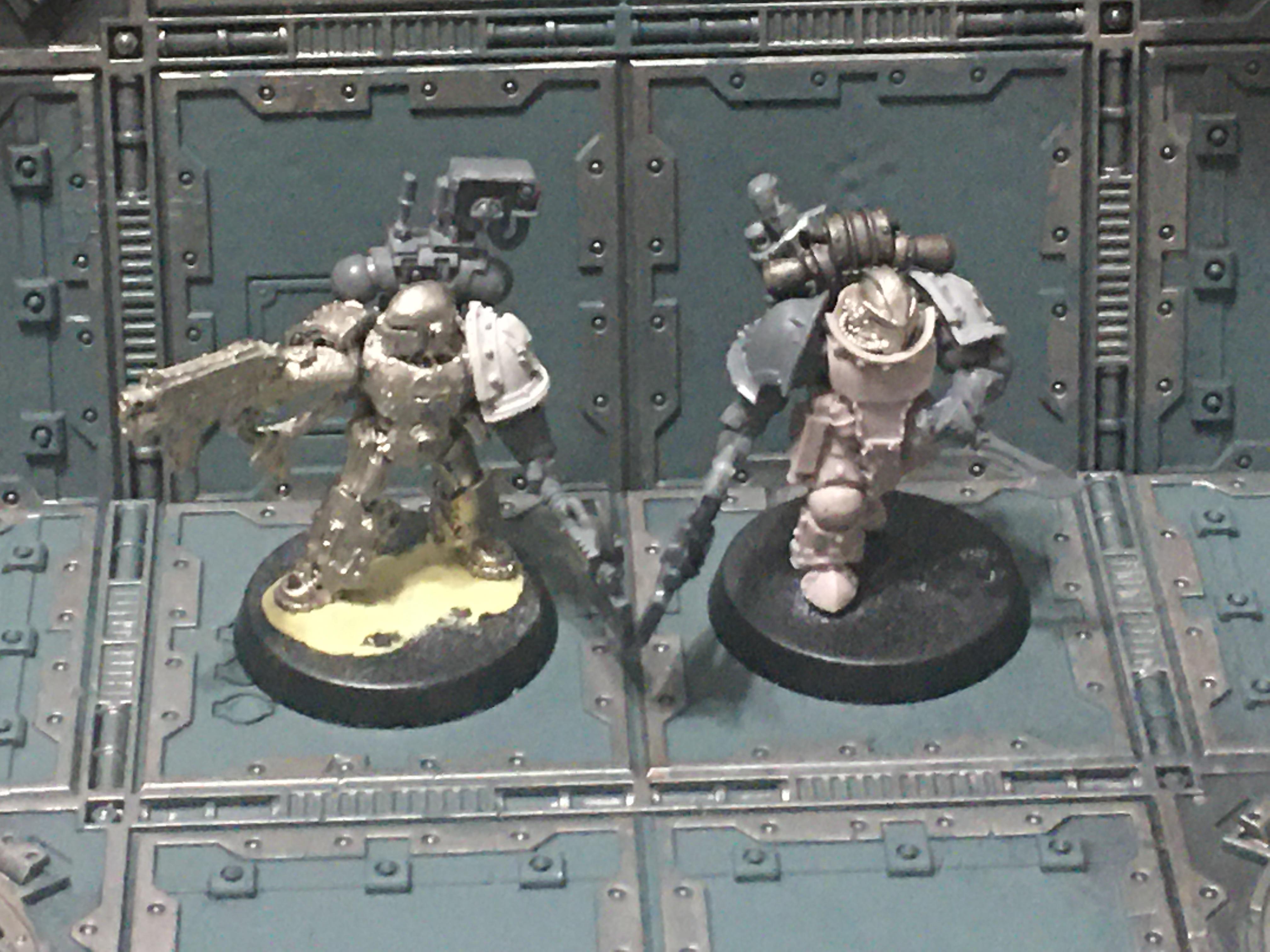 Chaos, Chaos Space Marines, Chosen, Conversion, Iron Warriors, Warhammer 40,000, Warhammer Fantasy