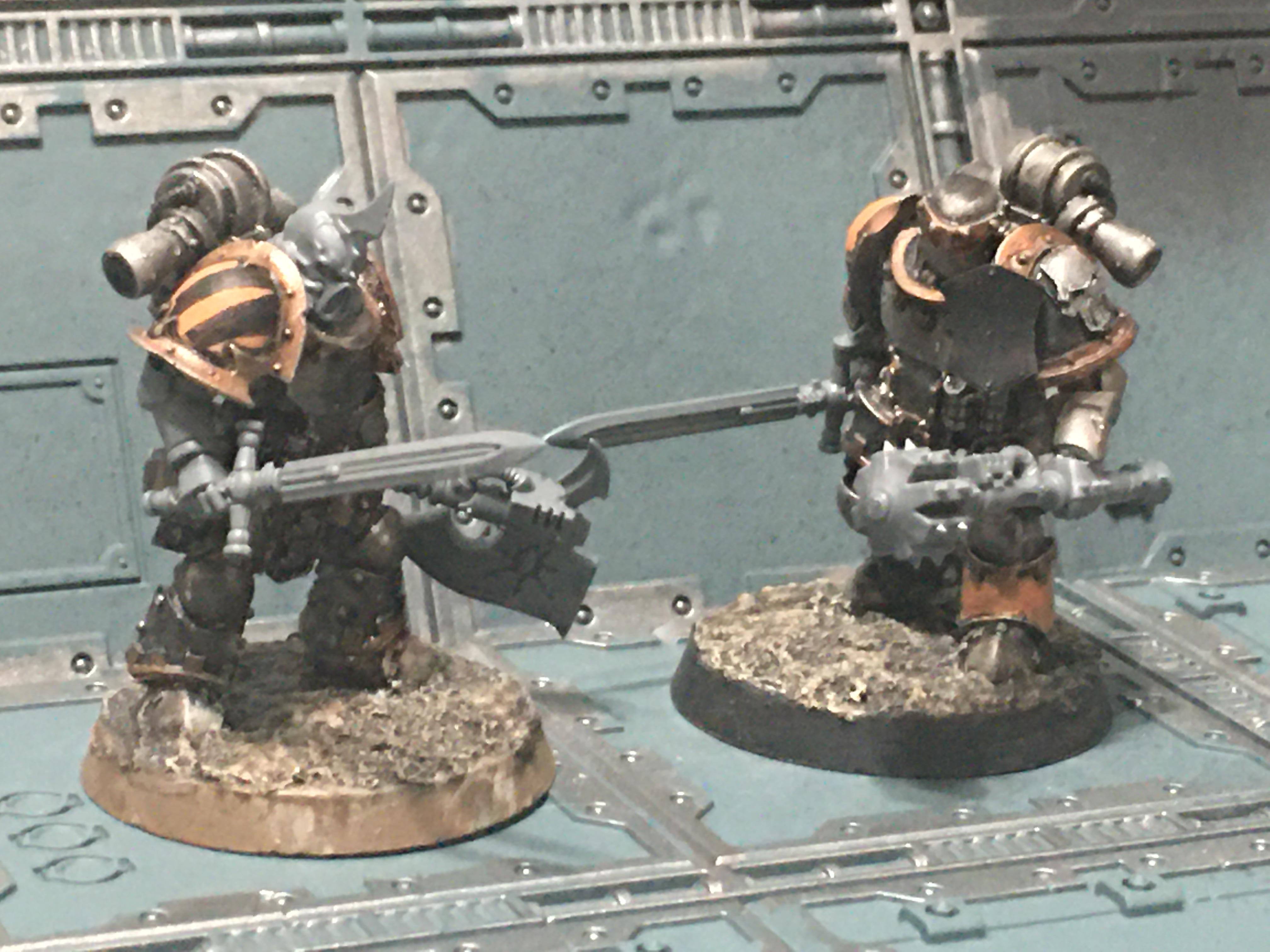 Chaos, Chaos Space Marines, Chosen, Conversion, Iron Warriors, Warhammer 40,000, Warhammer Fantasy