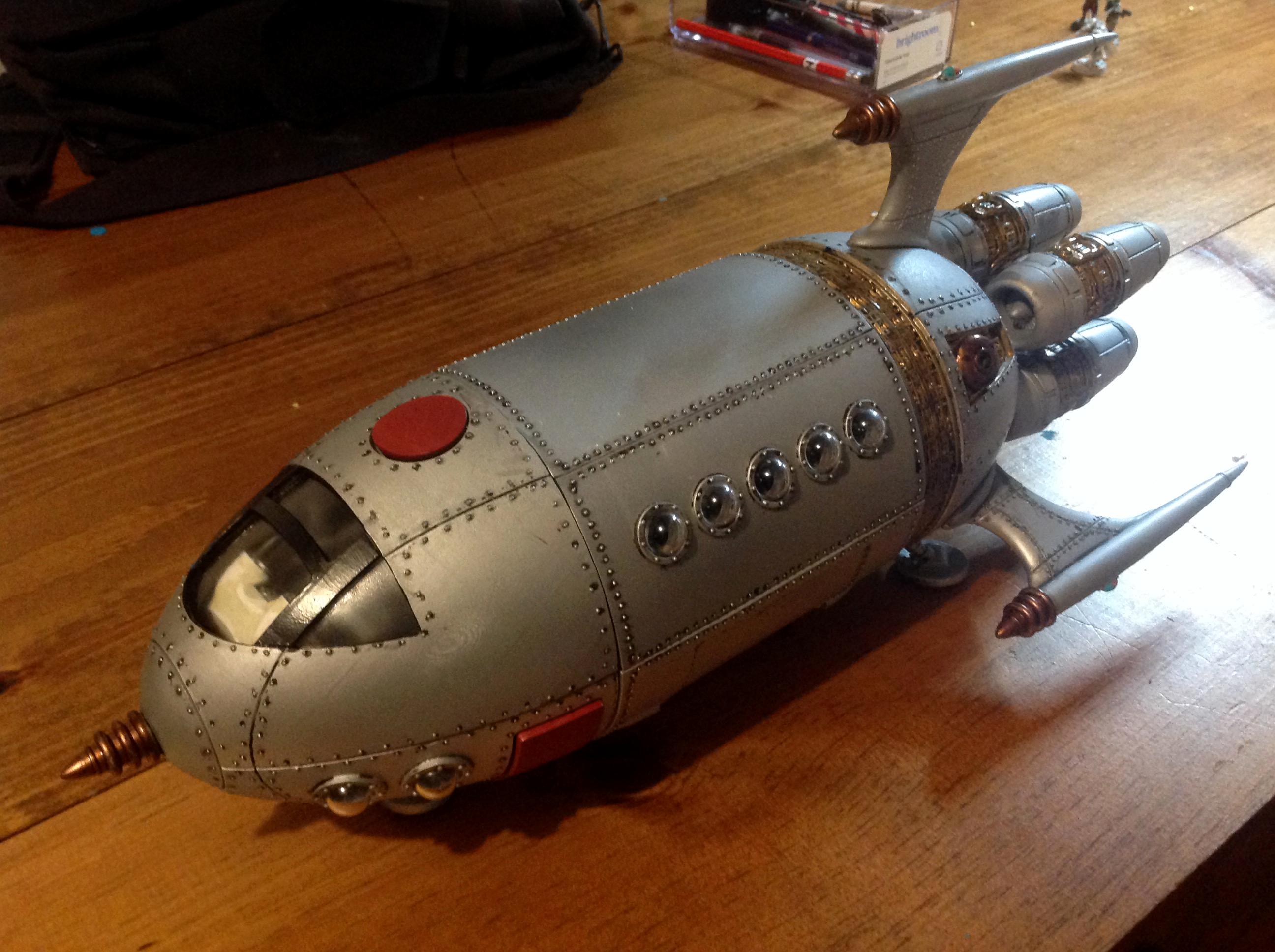 Retro, Rocket, Space Ship