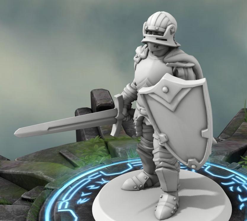 Heroforge, Knights, Stl
