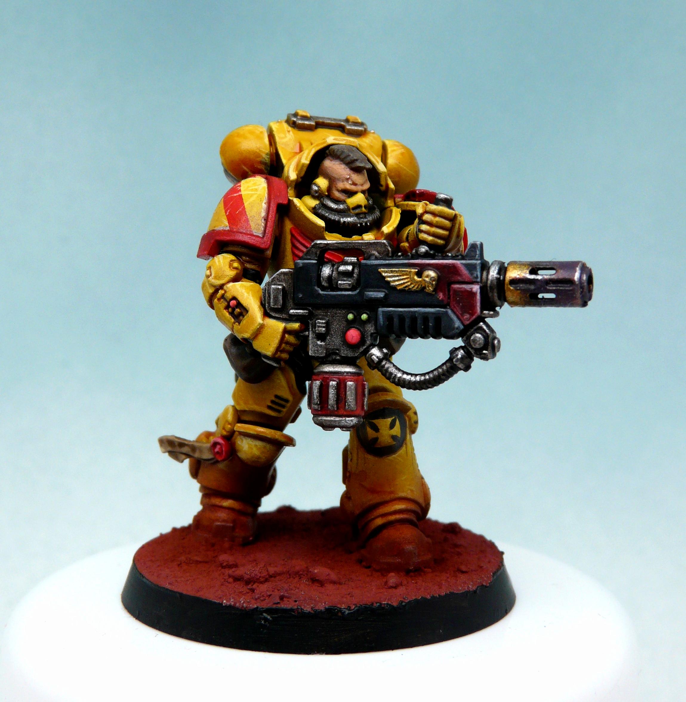 Adeptus Astartes, Gravis Armor, Imperial Fists, Primaris, Space Marines