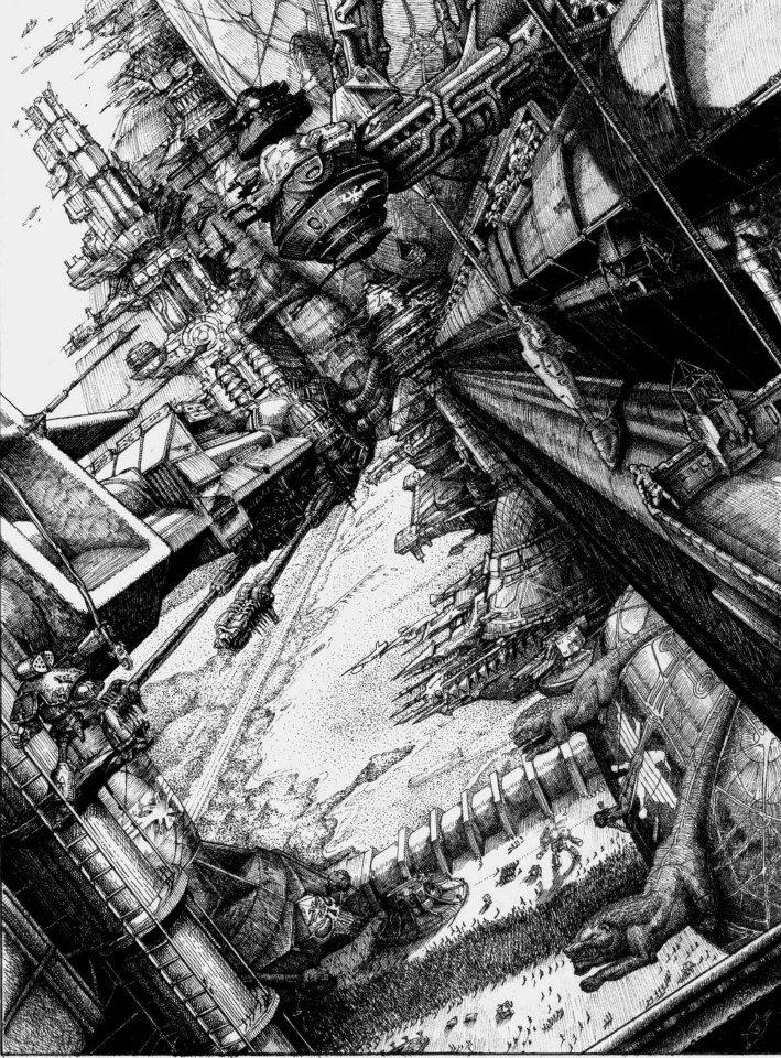 Artwork, Rogue Trader. Copyright Games Workshop, Space Fleet
