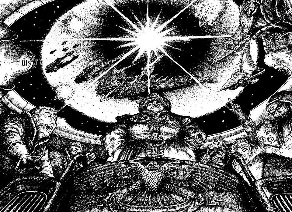 Artwork, Rogue Trader. Copyright Games Workshop, Space Fleet