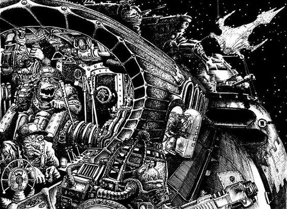 Artwork, Rogue Trader. Copyright Games Workshop, Space Fleet