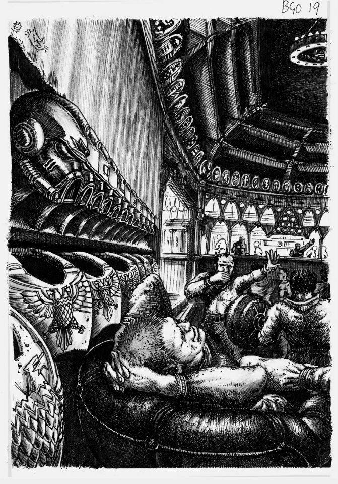 Artwork, Rogue Trader. Copyright Games Workshop, Space Fleet