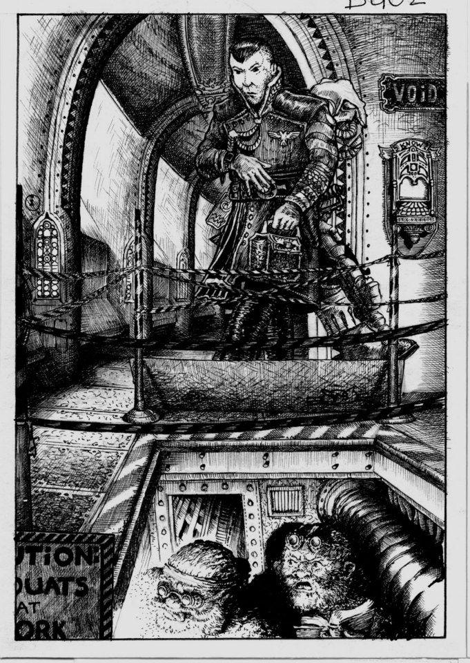 Artwork, Rogue Trader. Copyright Games Workshop, Space Fleet