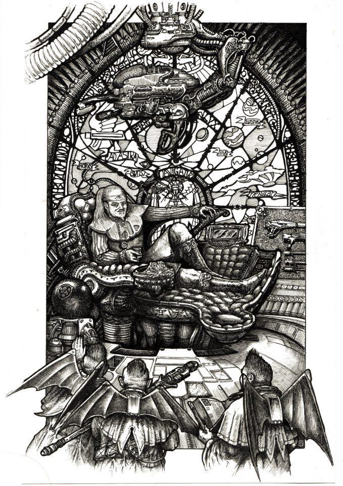 Artwork, Rogue Trader. Copyright Games Workshop, Space Fleet