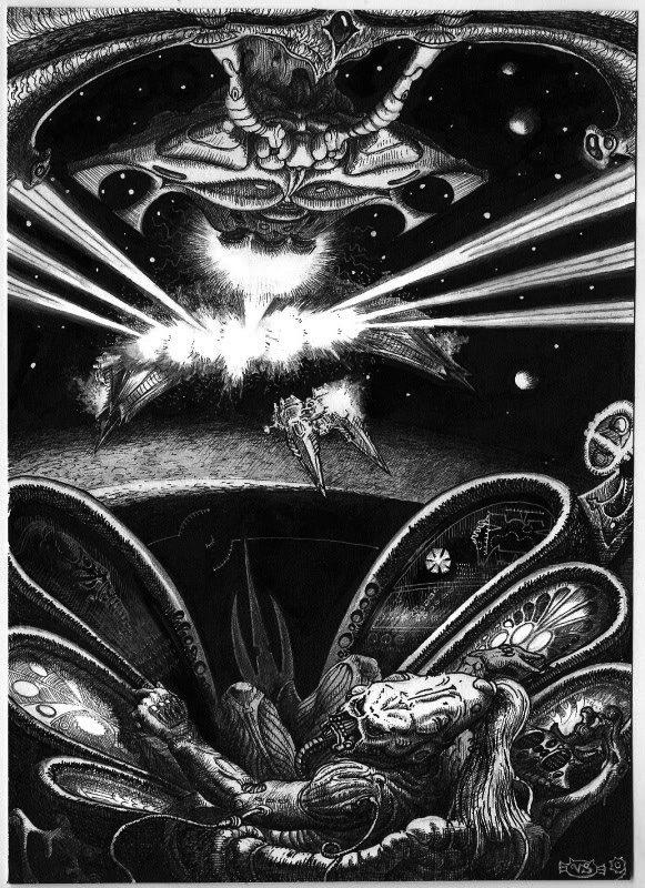 Artwork, Rogue Trader. Copyright Games Workshop, Space Fleet