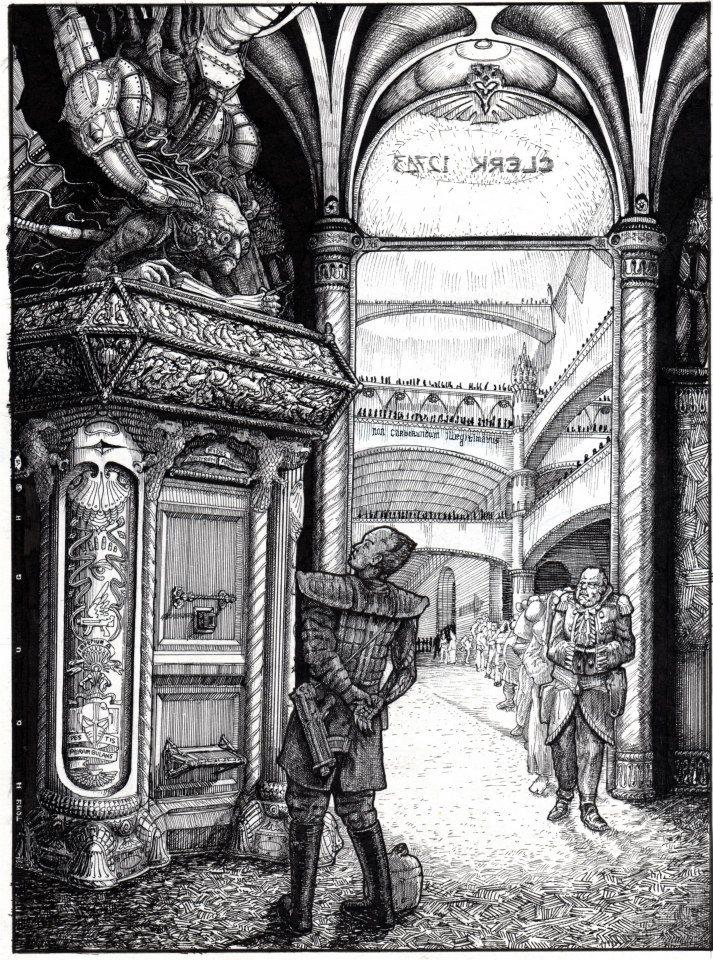 Artwork, Rogue Trader. Copyright Games Workshop, Space Fleet