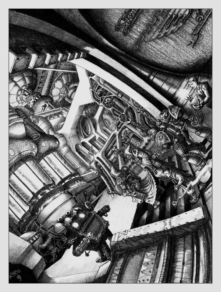 Artwork, Rogue Trader. Copyright Games Workshop, Space Fleet