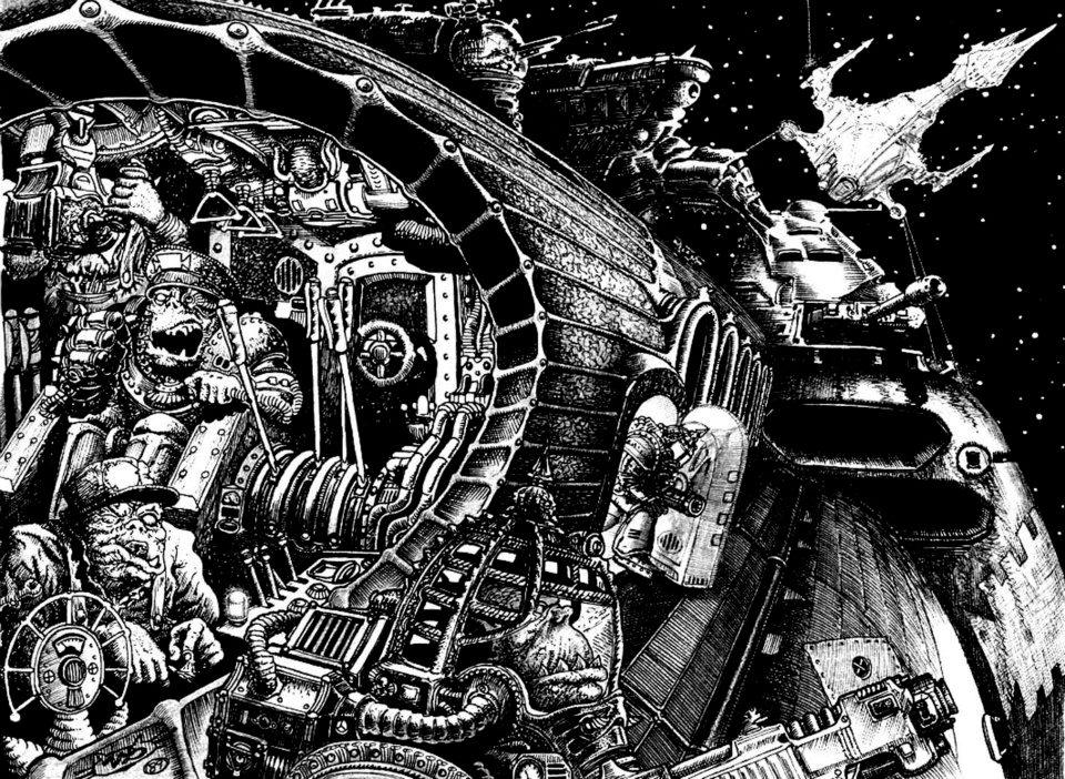 Artwork, Rogue Trader. Copyright Games Workshop, Space Fleet