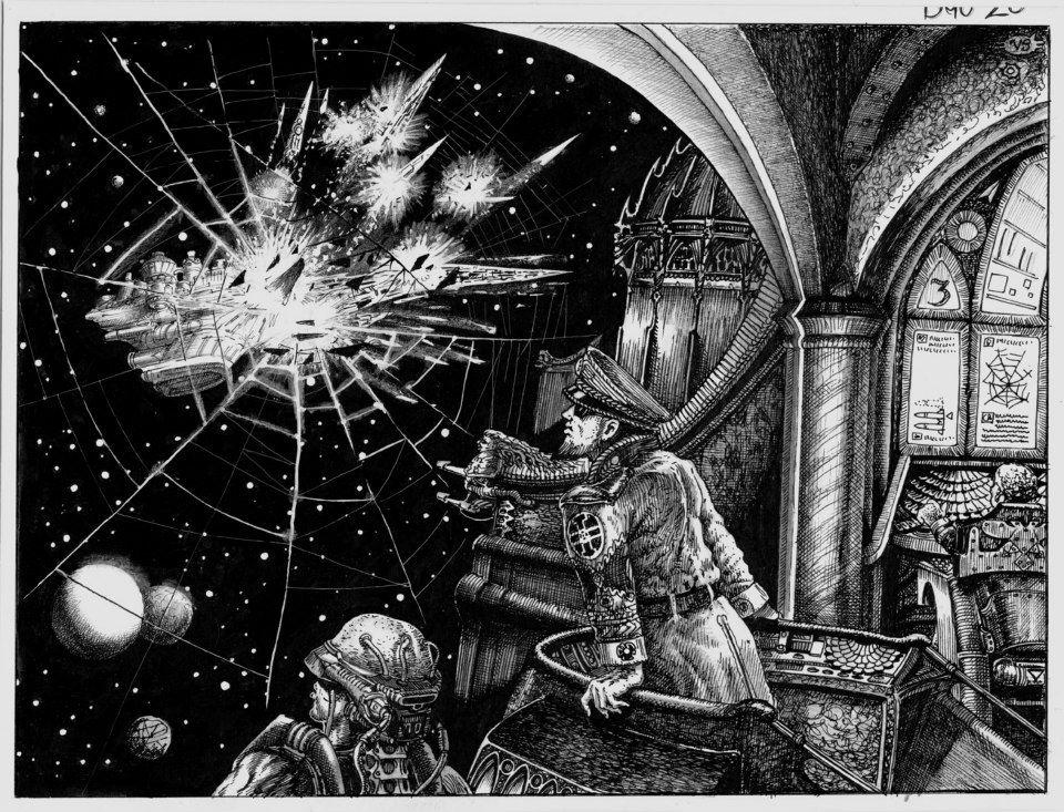 Artwork, Rogue Trader. Copyright Games Workshop, Space Fleet