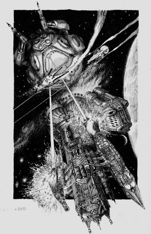 Artwork, Rogue Trader. Copyright Games Workshop, Space Fleet