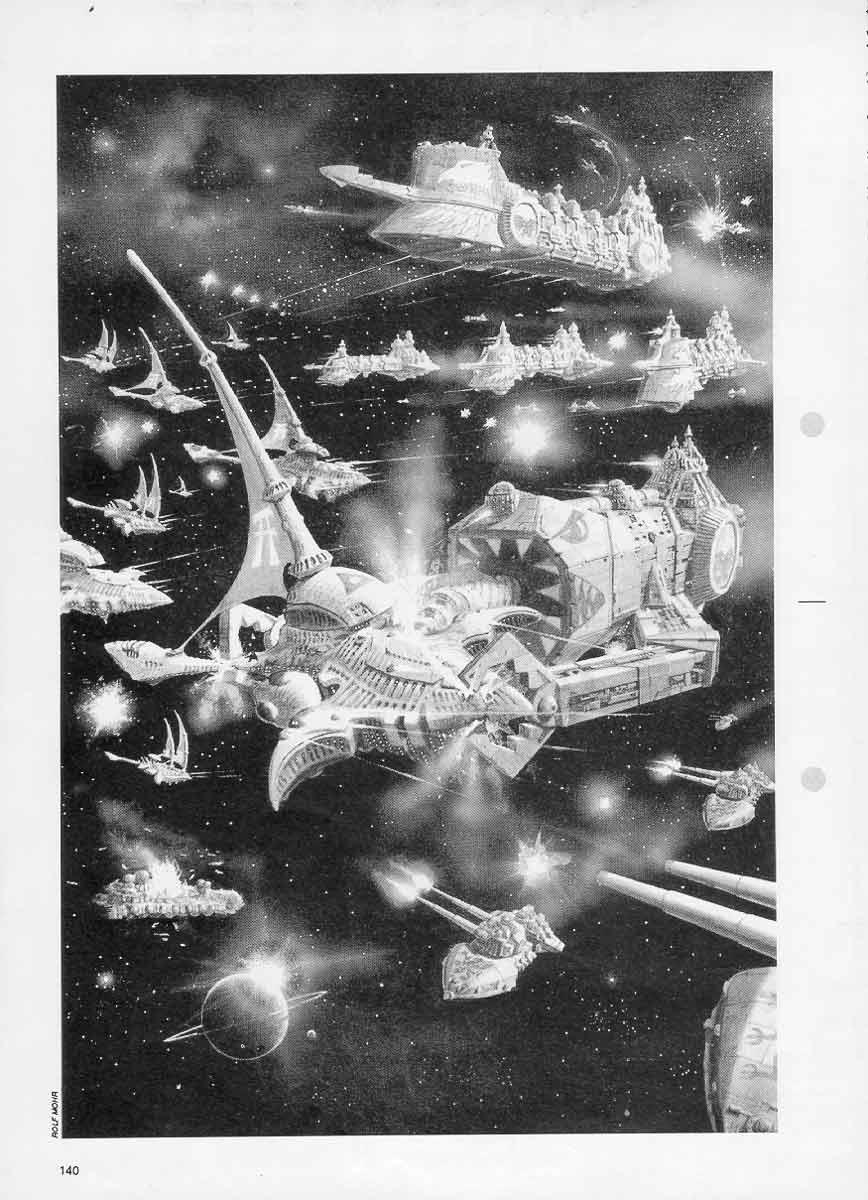 Artwork, Rogue Trader. Copyright Games Workshop, Space Fleet