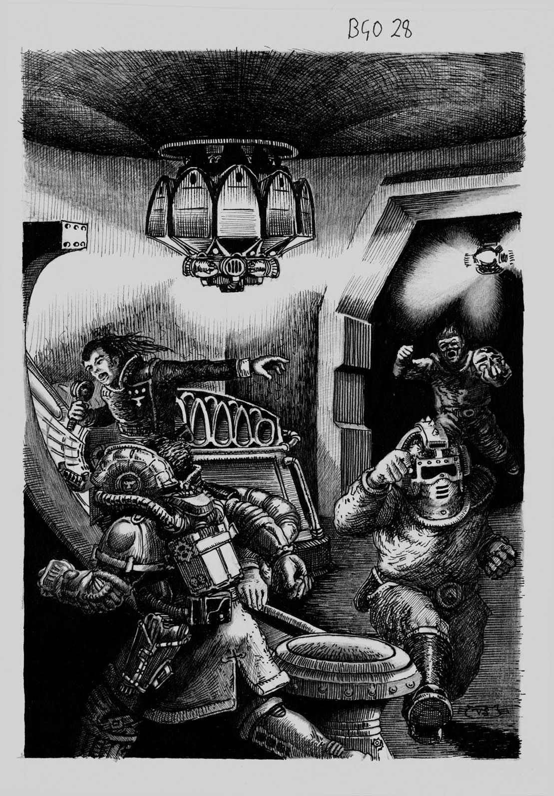 Artwork, Rogue Trader. Copyright Games Workshop, Space Fleet