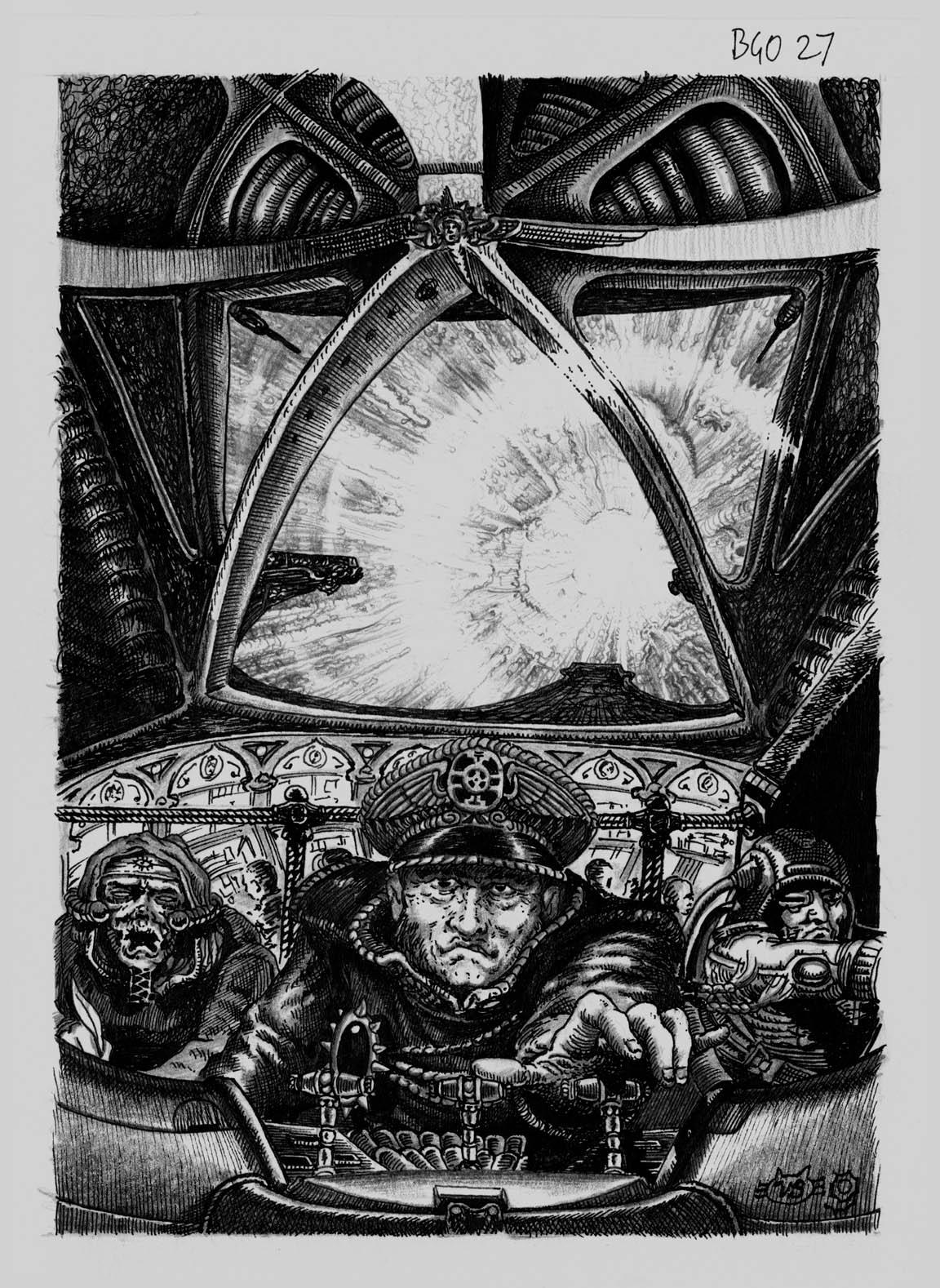 Artwork, Rogue Trader. Copyright Games Workshop, Space Fleet