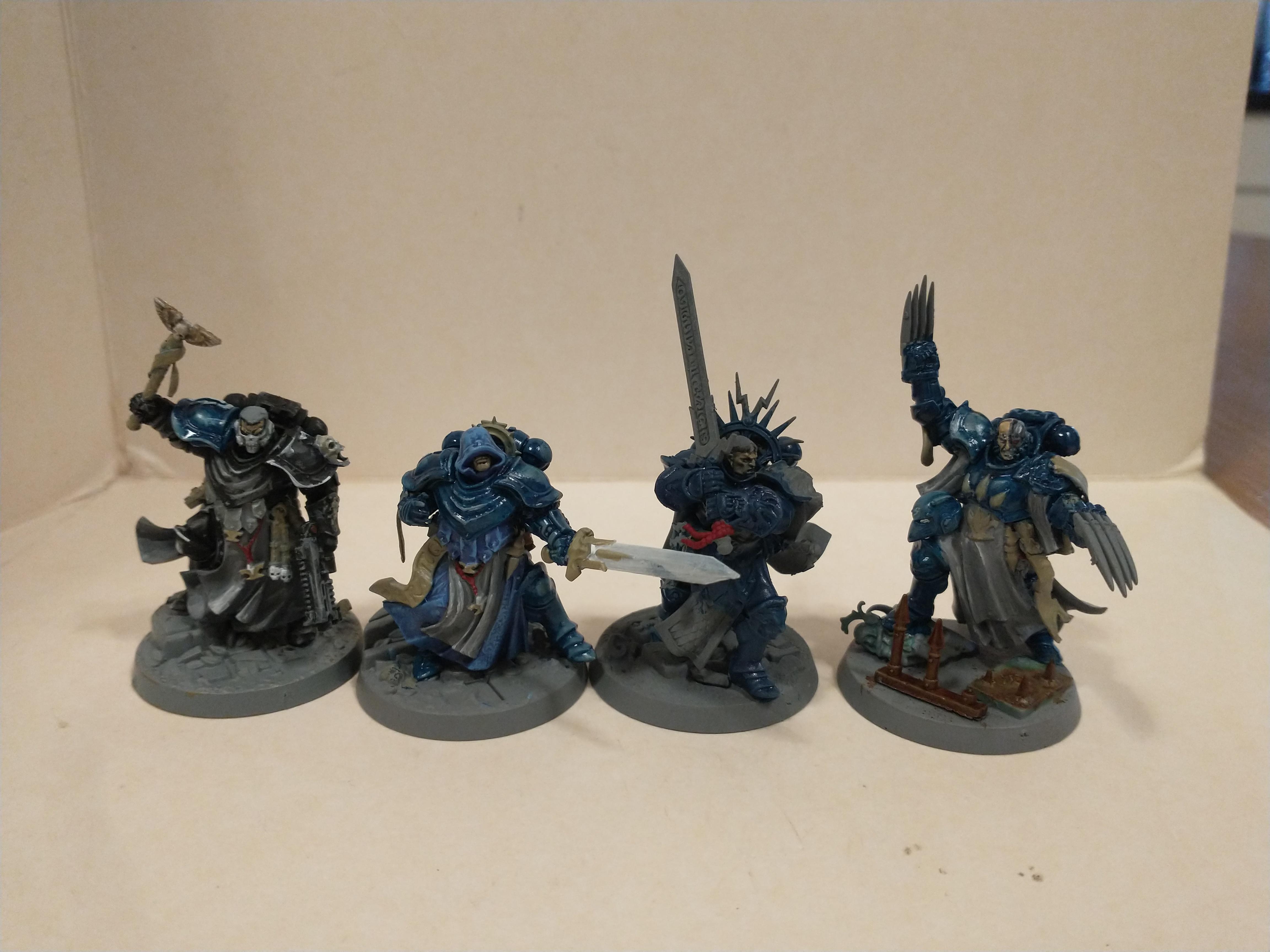 Storm Lions Primaris Characters WIP