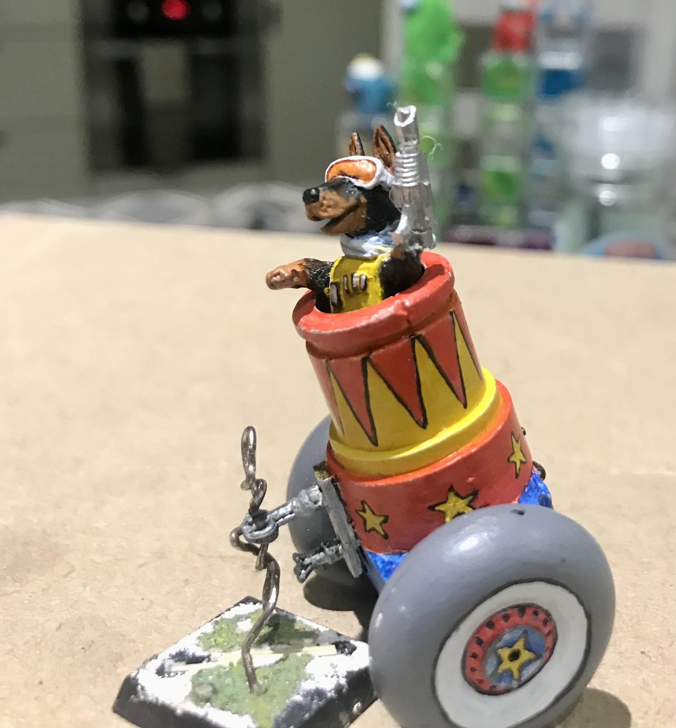 Cannon, Circus, Dog