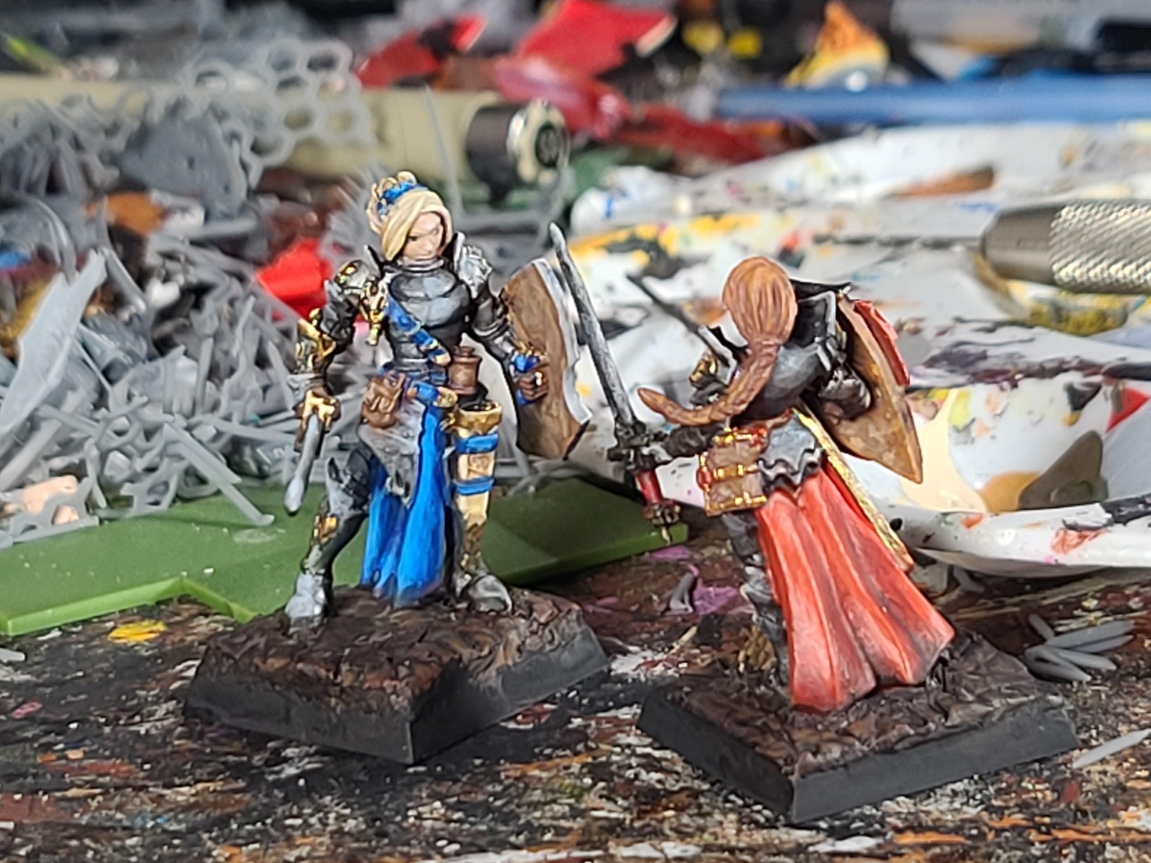 Adventurers, Antipaladin, Dungeons And Dragons, Metal, Paladin, Reaper Miniatures