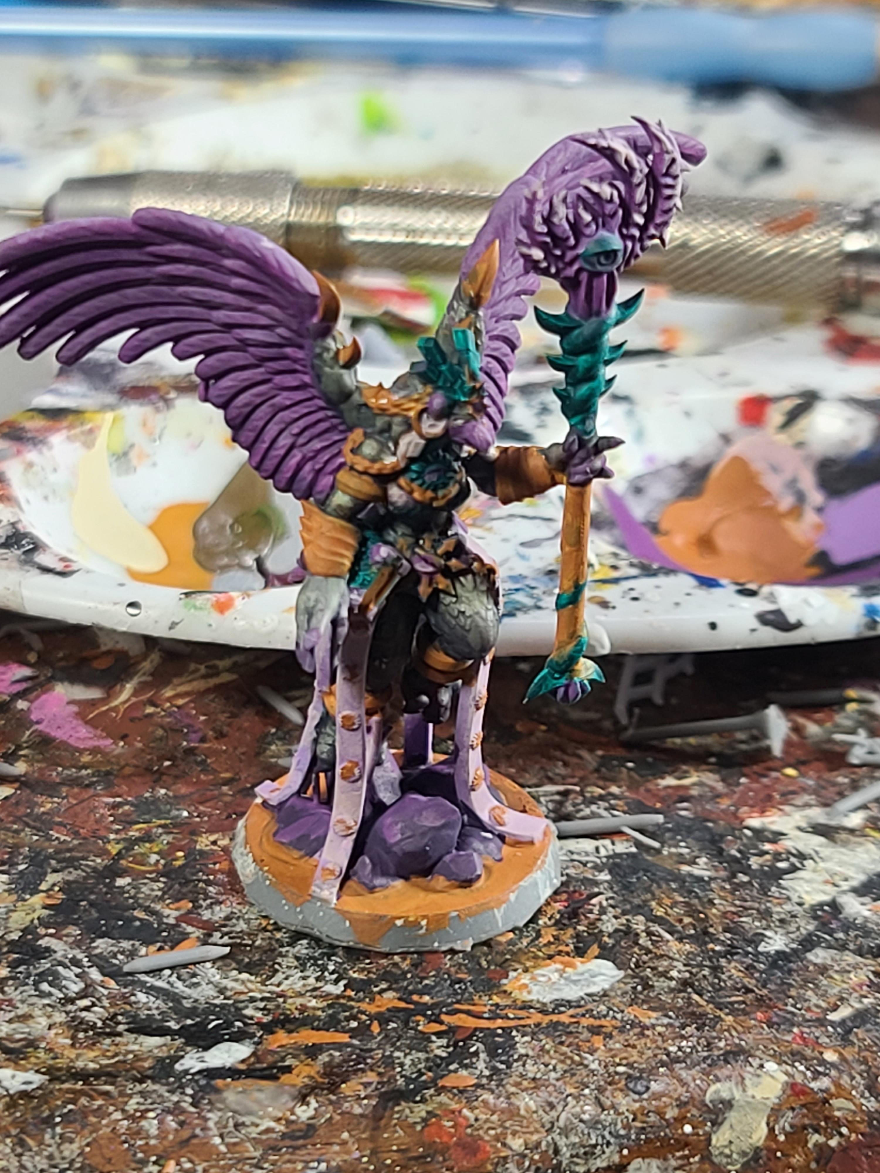 10mm, Excellent Miniatures, Female, Lord Of Change, Onmioji, Tzeench, Warmaster