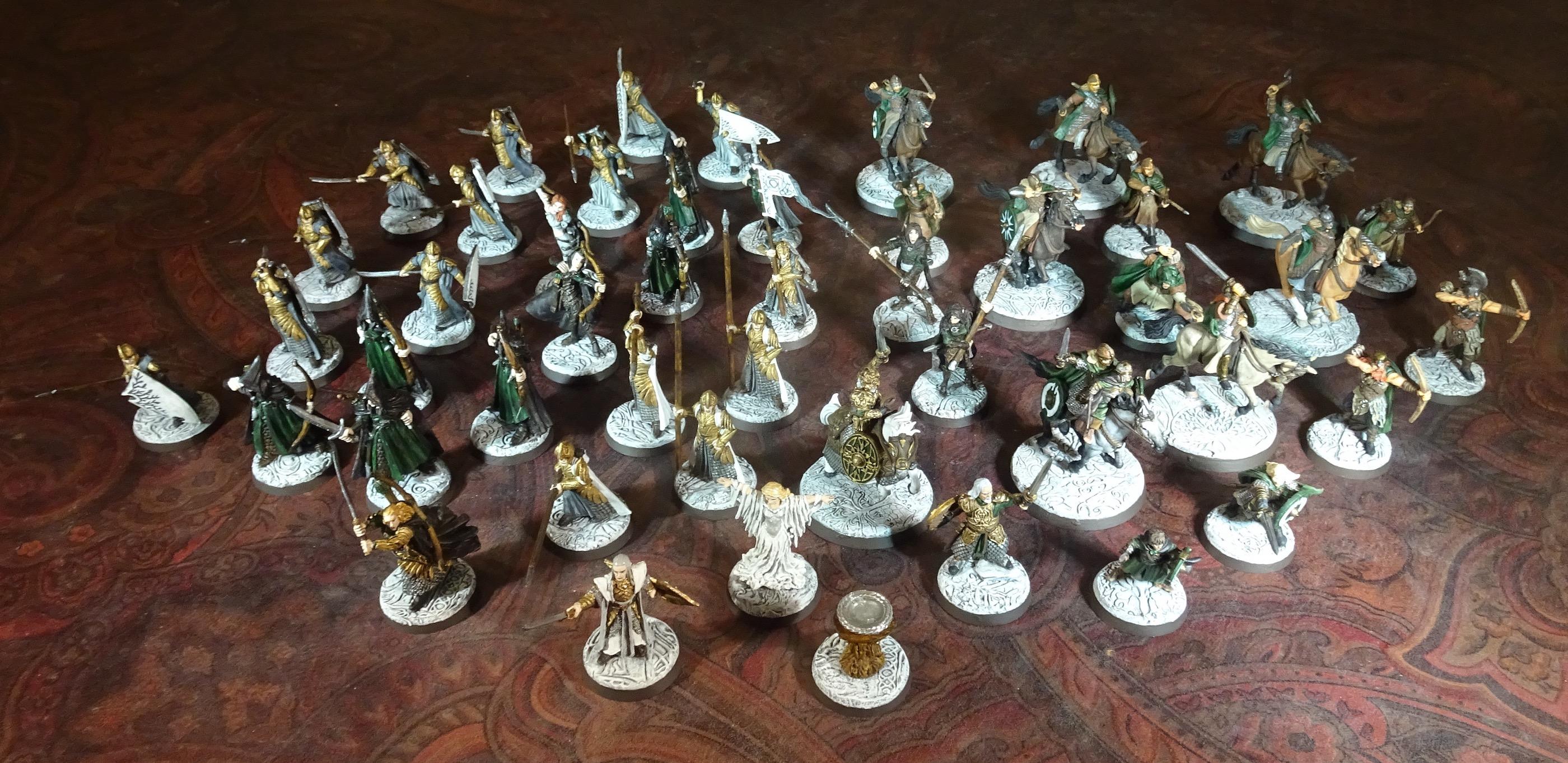 Lothlorien and Rohan Army