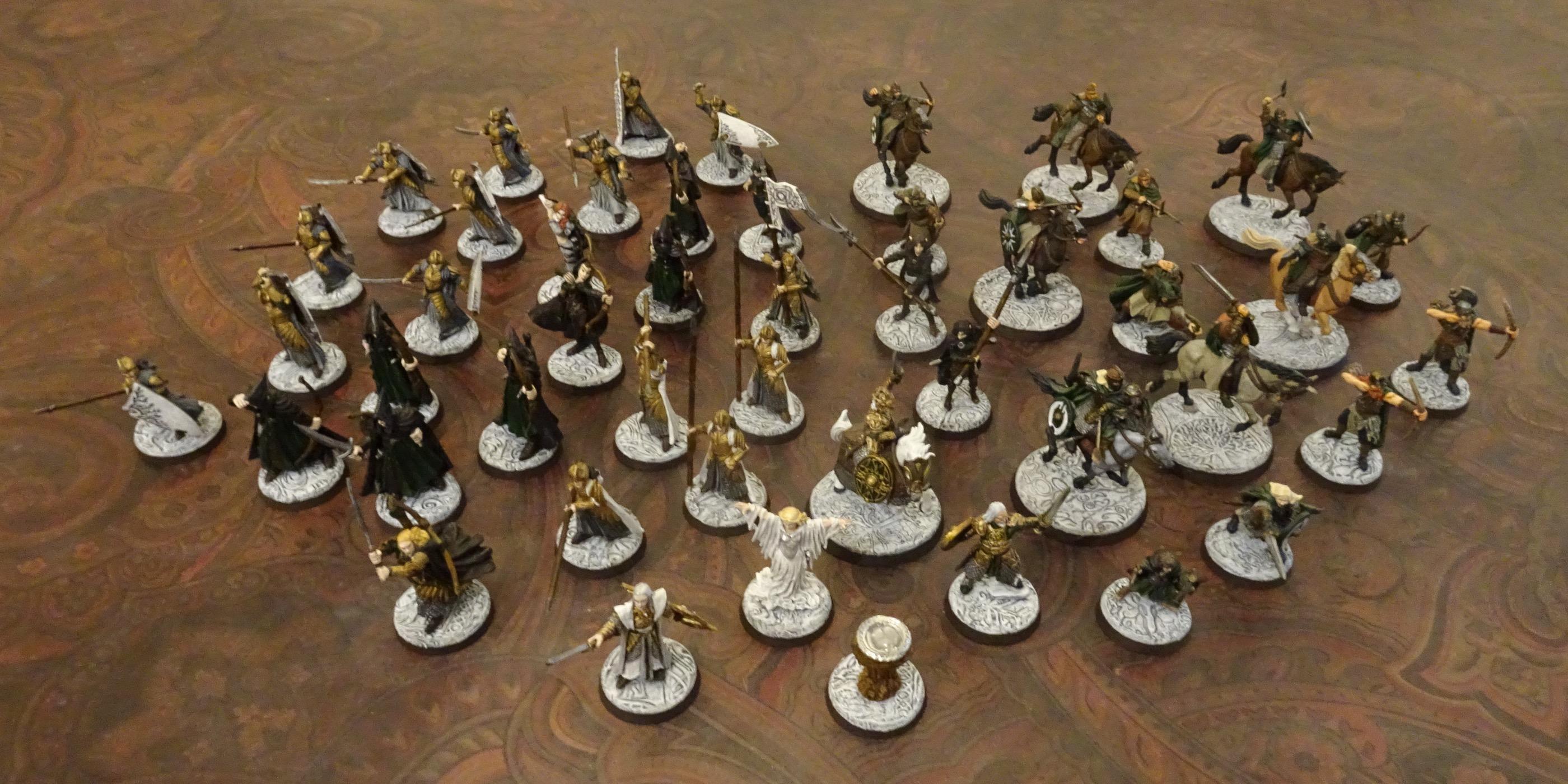 Lothlorien and Rohan Army