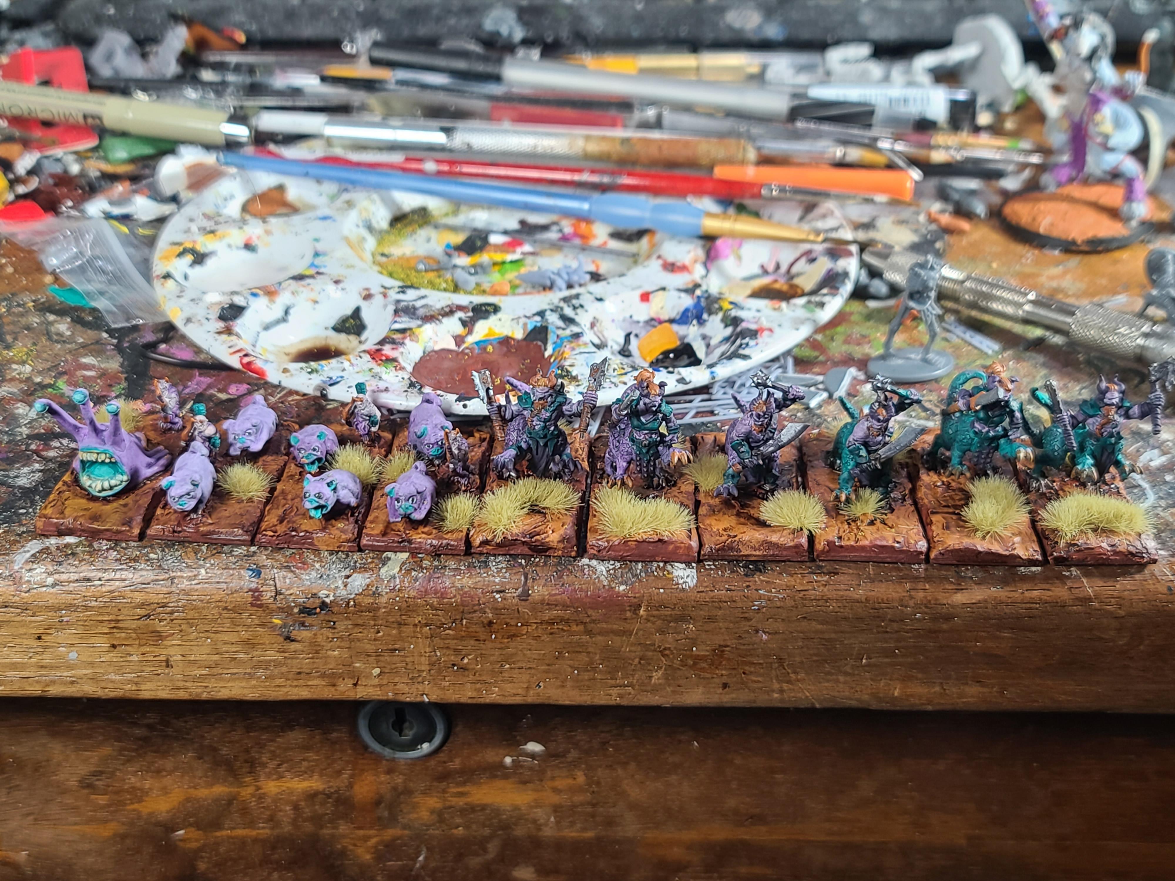 10mm, 3d Printed, Bones, Bones Usa, Chaos, Dragon Ogres, Forest Dragon Design, Marvelous Minipaints, Pugs, Reaper Miniatures, Spawn, War Pugs, Warmaster