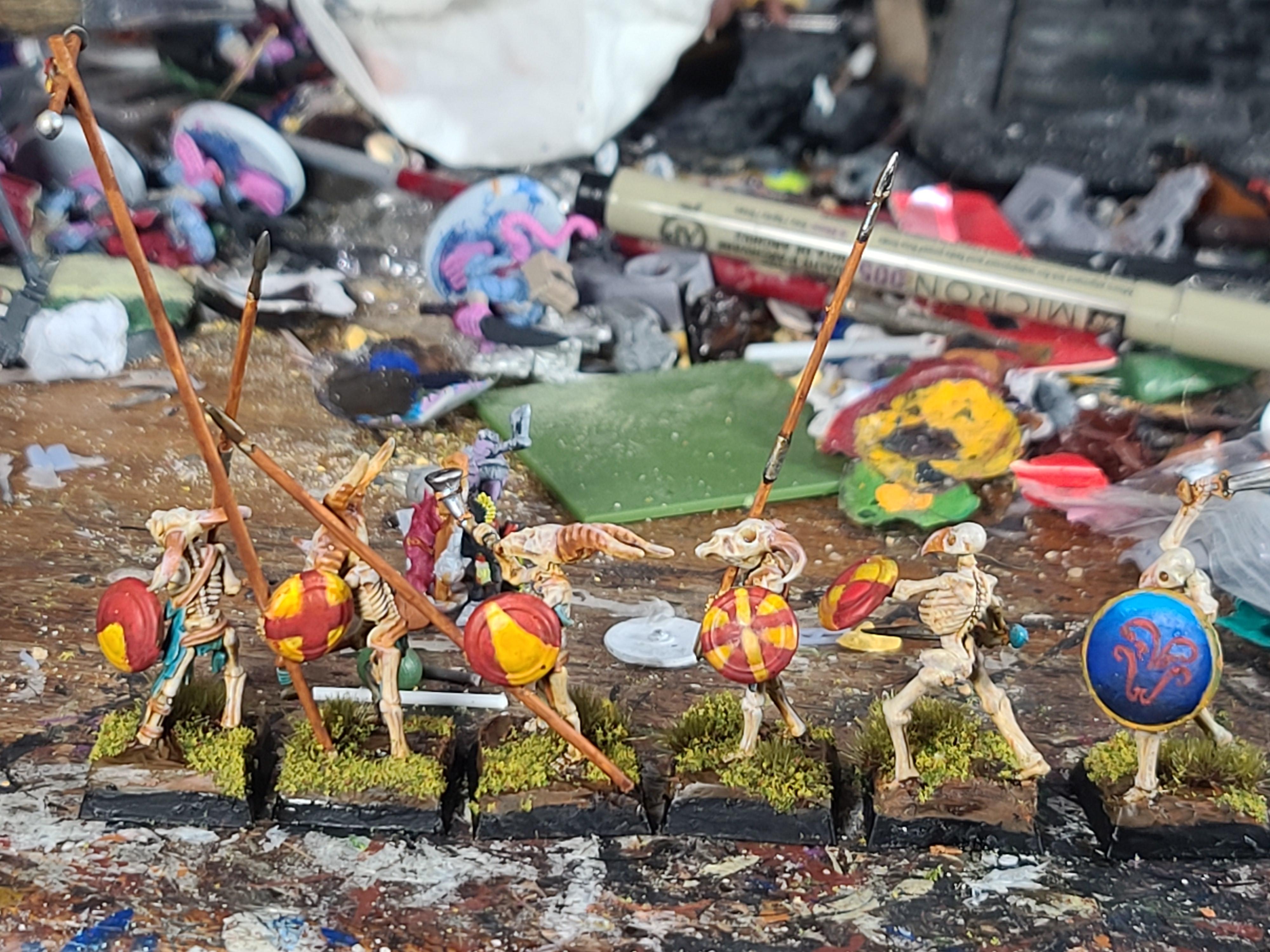 28mm, Oathmark, Pike, Skeletons, Undead, Wargames Atlantic, Warhammer Fantasy