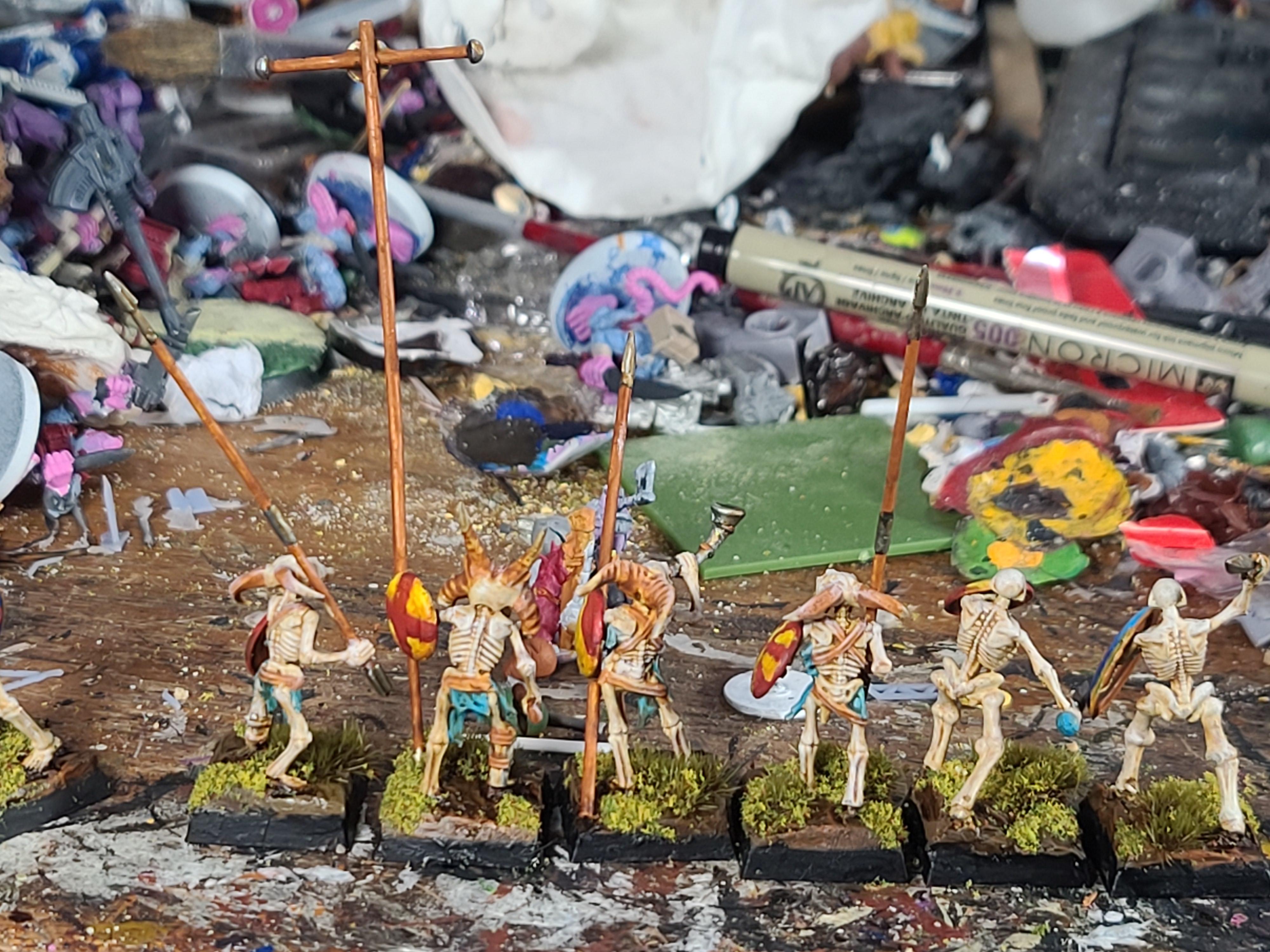 28mm, Oathmark, Pike, Skeletons, Undead, Wargames Atlantic, Warhammer Fantasy