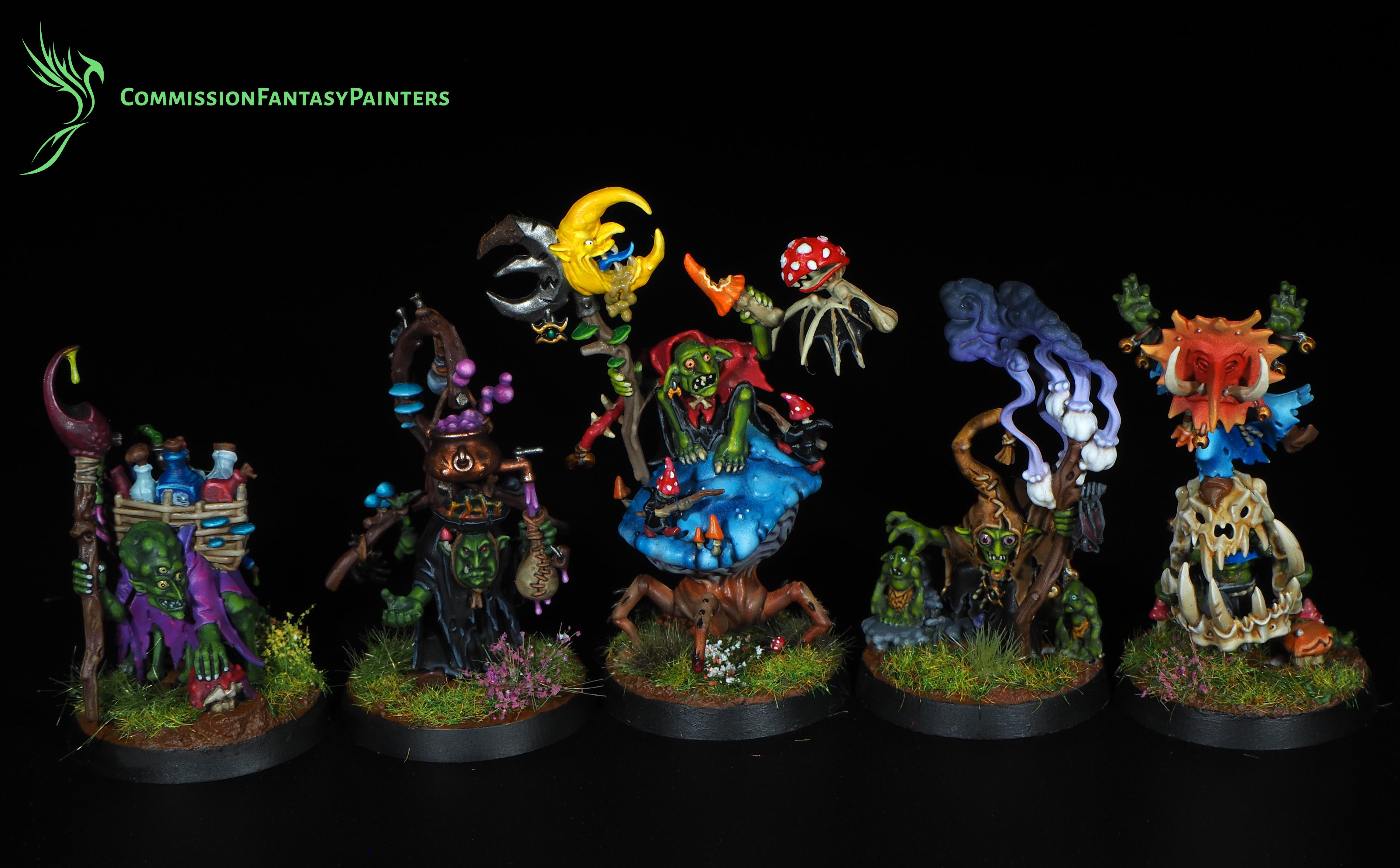 Commissionfantasypainters, Destruction, Orcs And Goblins, Warhammer Age Of Sigmar, Warhammer Fantasy