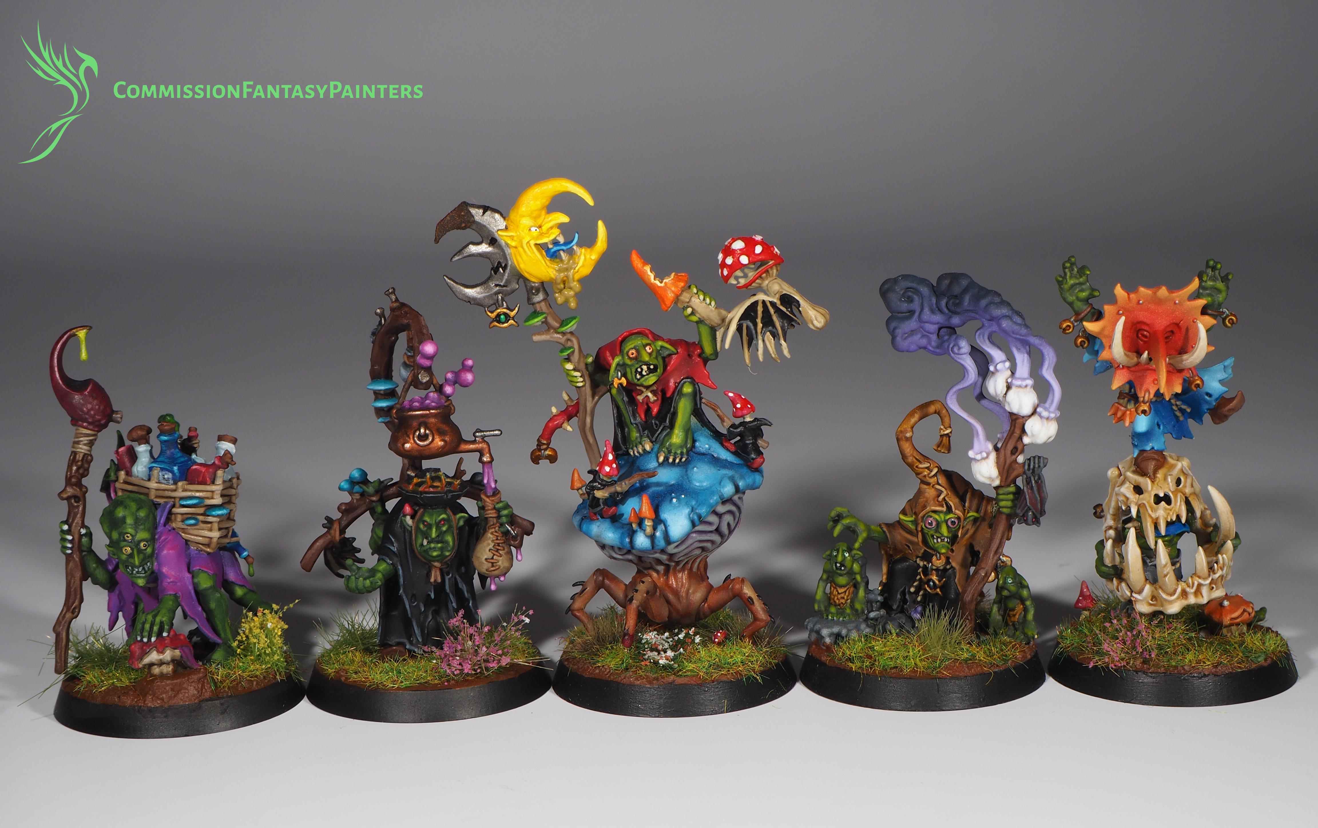 Commissionfantasypainters, Destruction, Orcs And Goblins, Warhammer Age Of Sigmar, Warhammer Fantasy